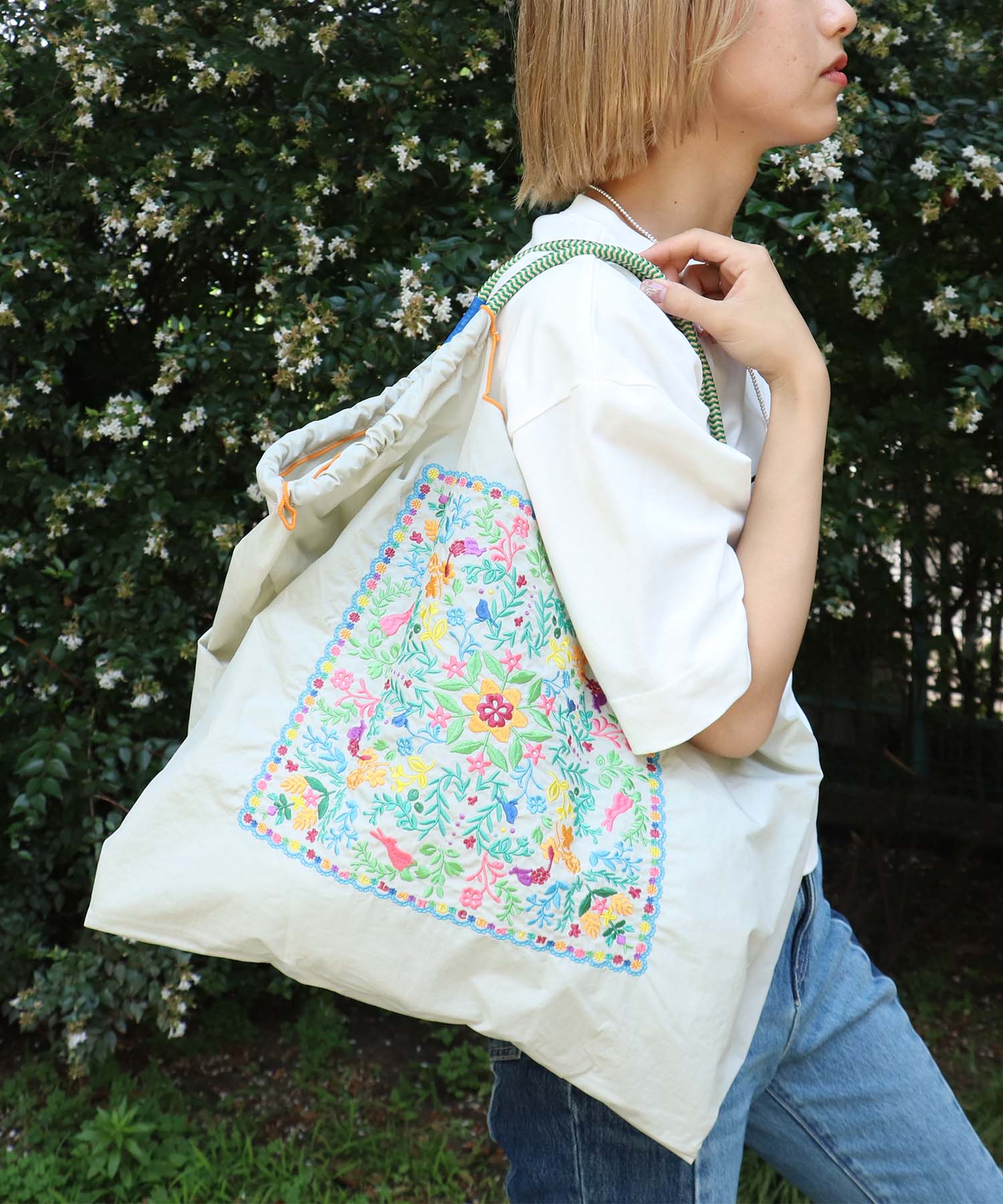 ＜一部店舗・WEB限定＞【Ball&Chain】flower bandana ＜L＞