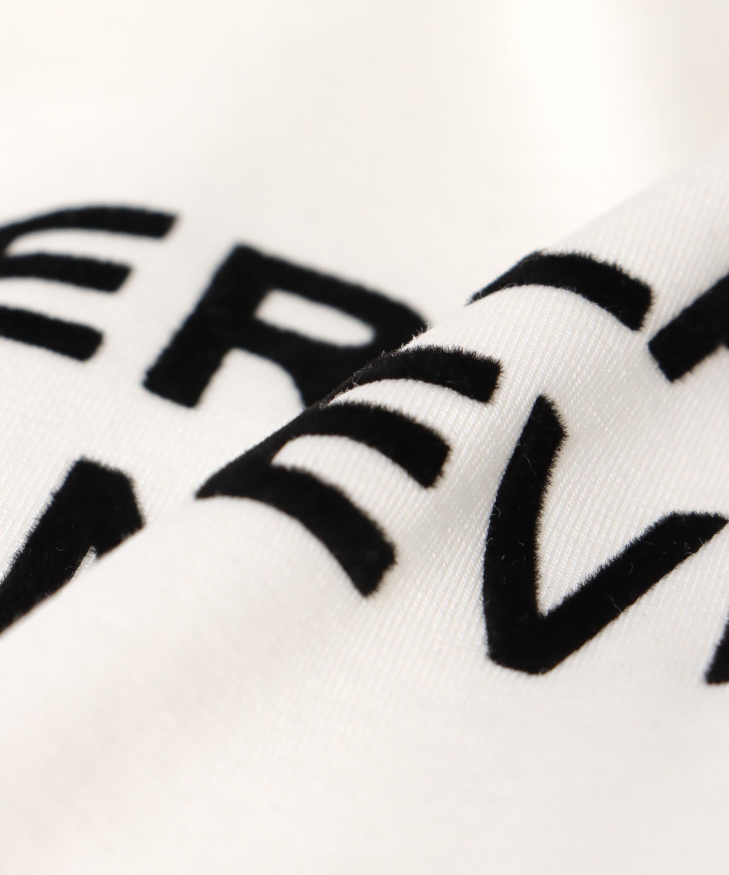 フロッキーロゴプリントTシャツ
