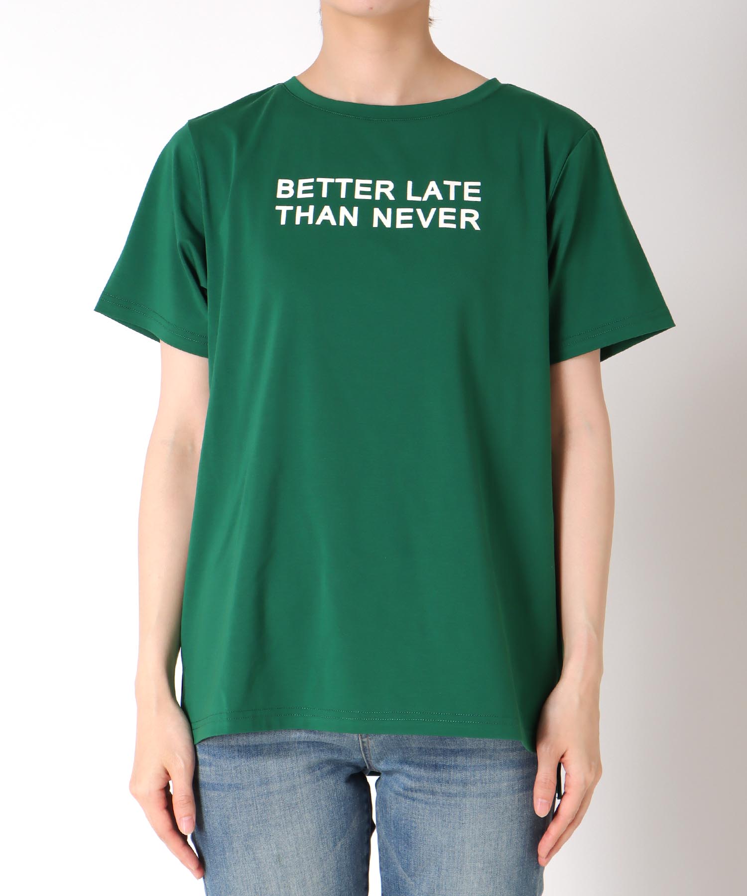 フロッキーロゴプリントTシャツ