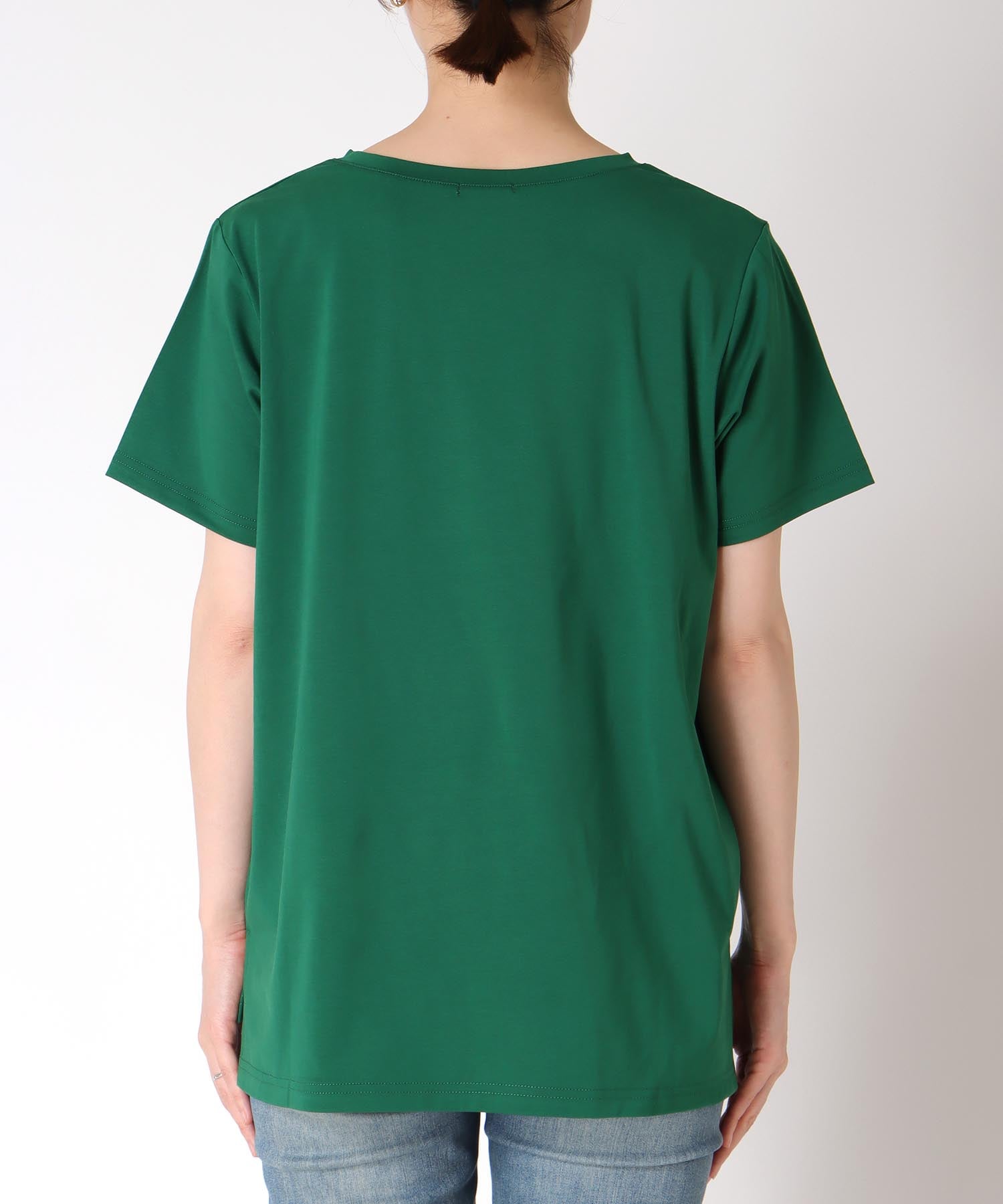 フロッキーロゴプリントTシャツ