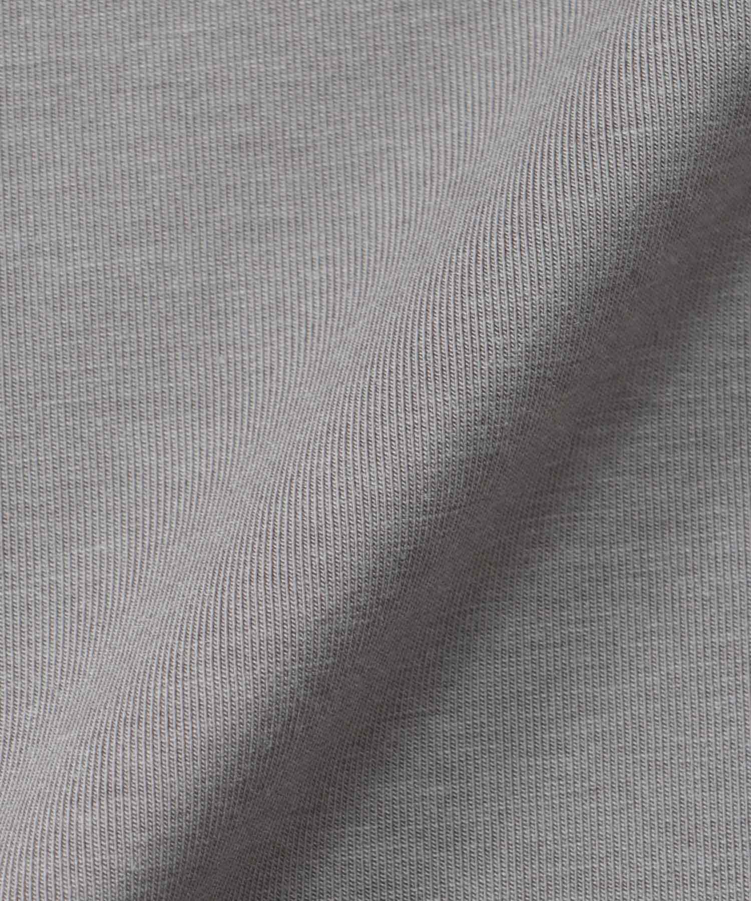 シルバー箔プリント7分袖Tシャツ