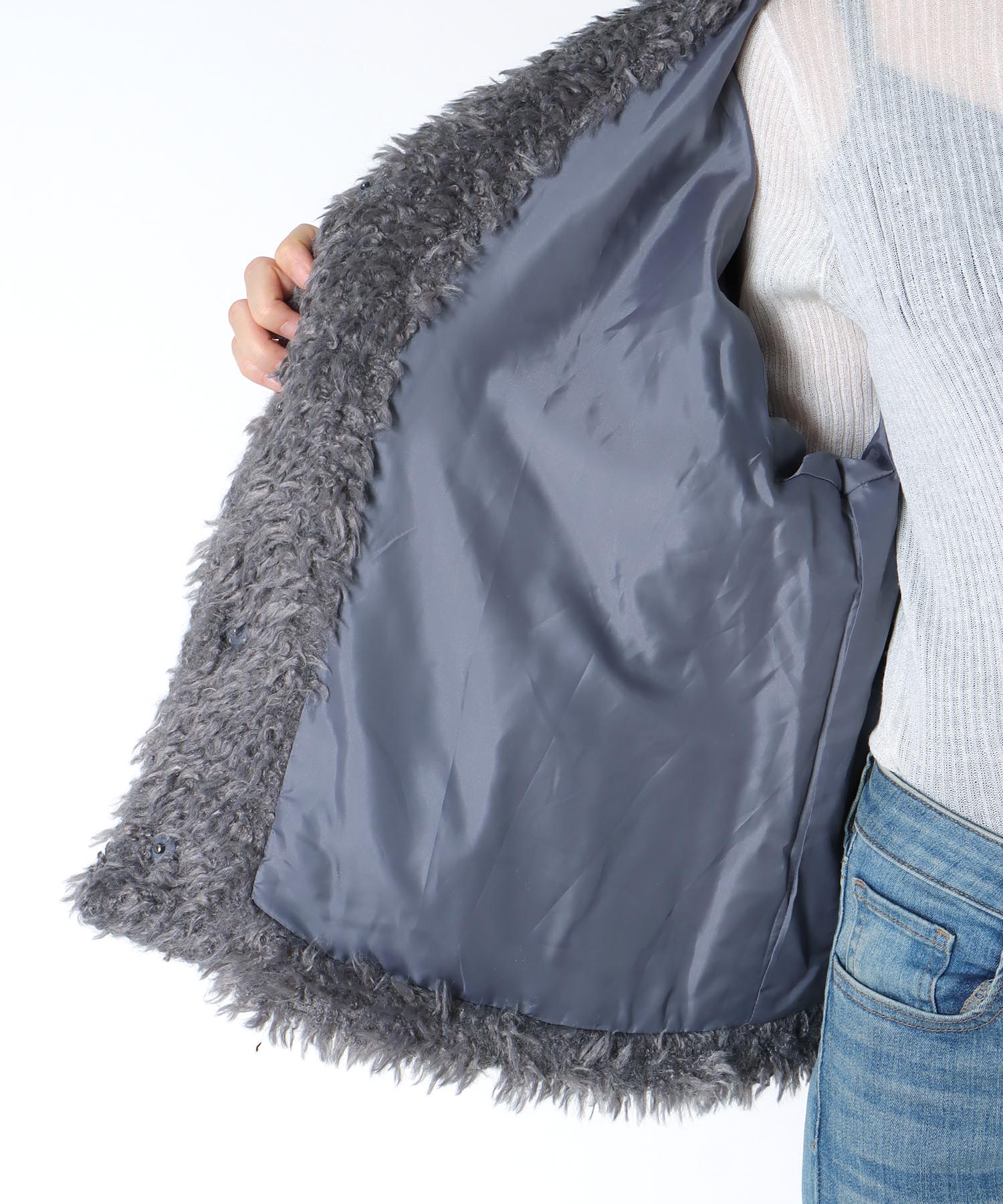 カールフェイクファーコート