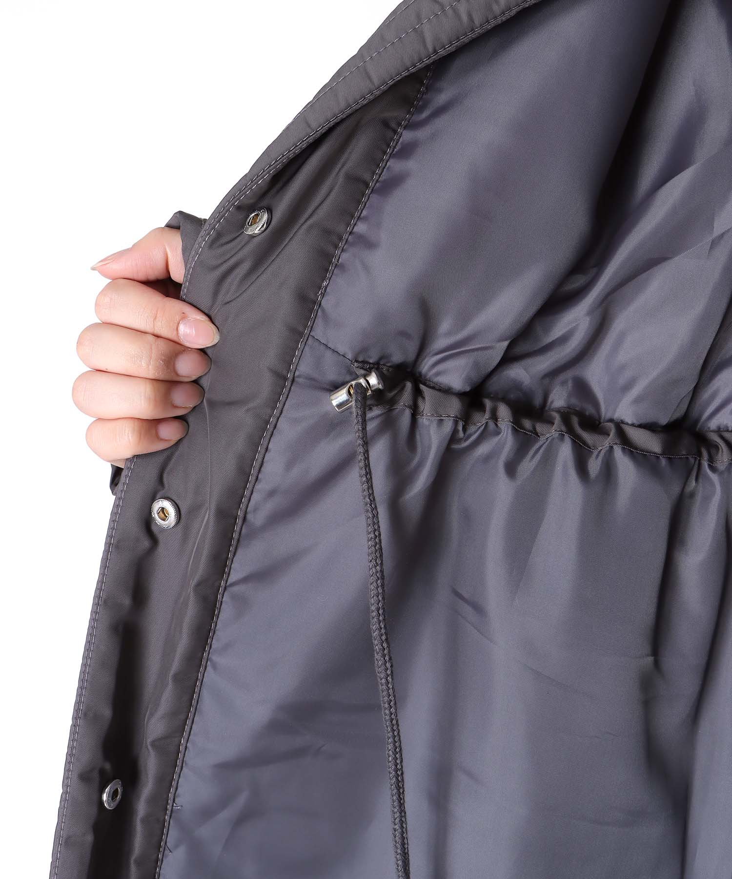 パターンMIXキルティングロングコート