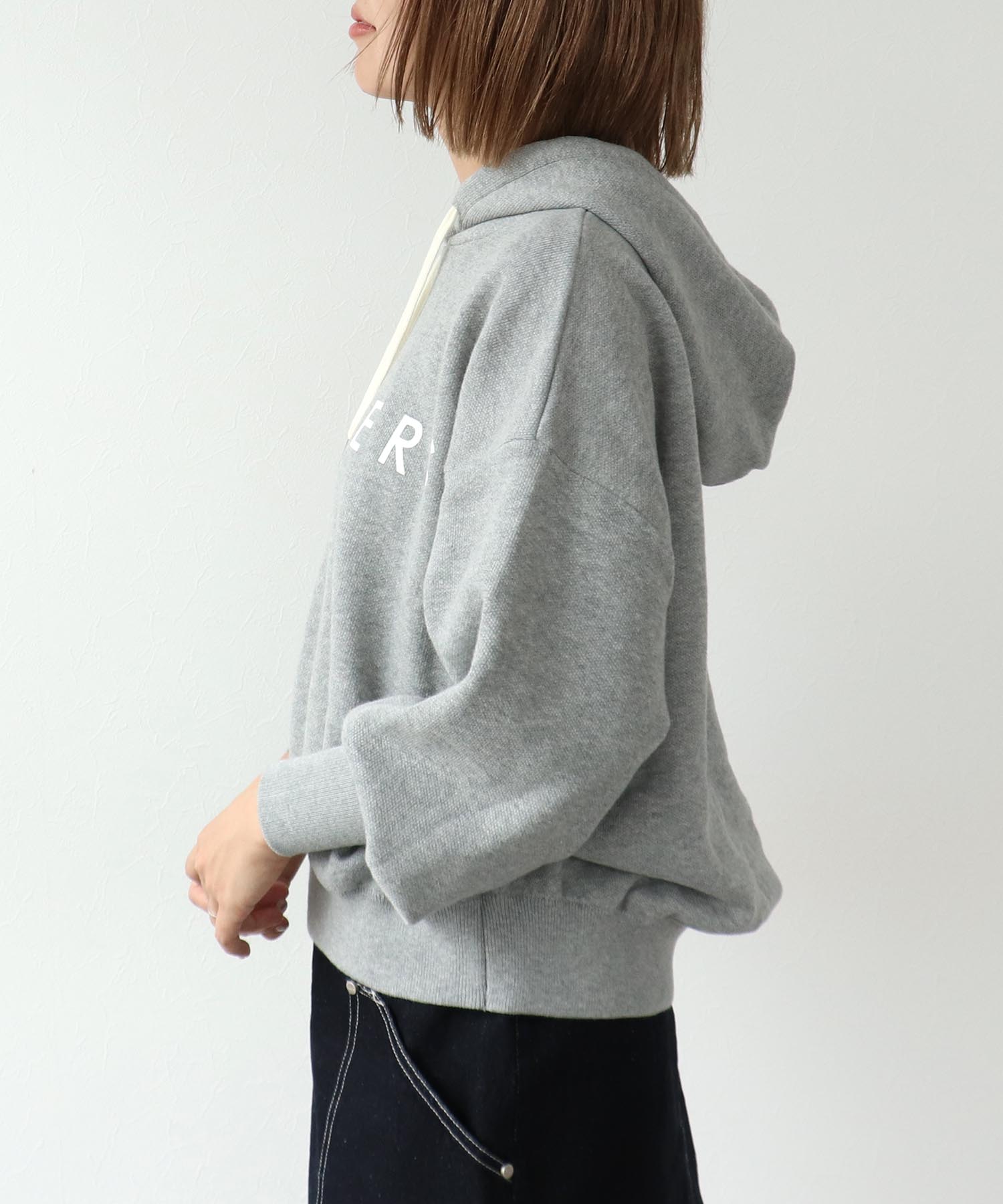 スエットライクロゴパーカー