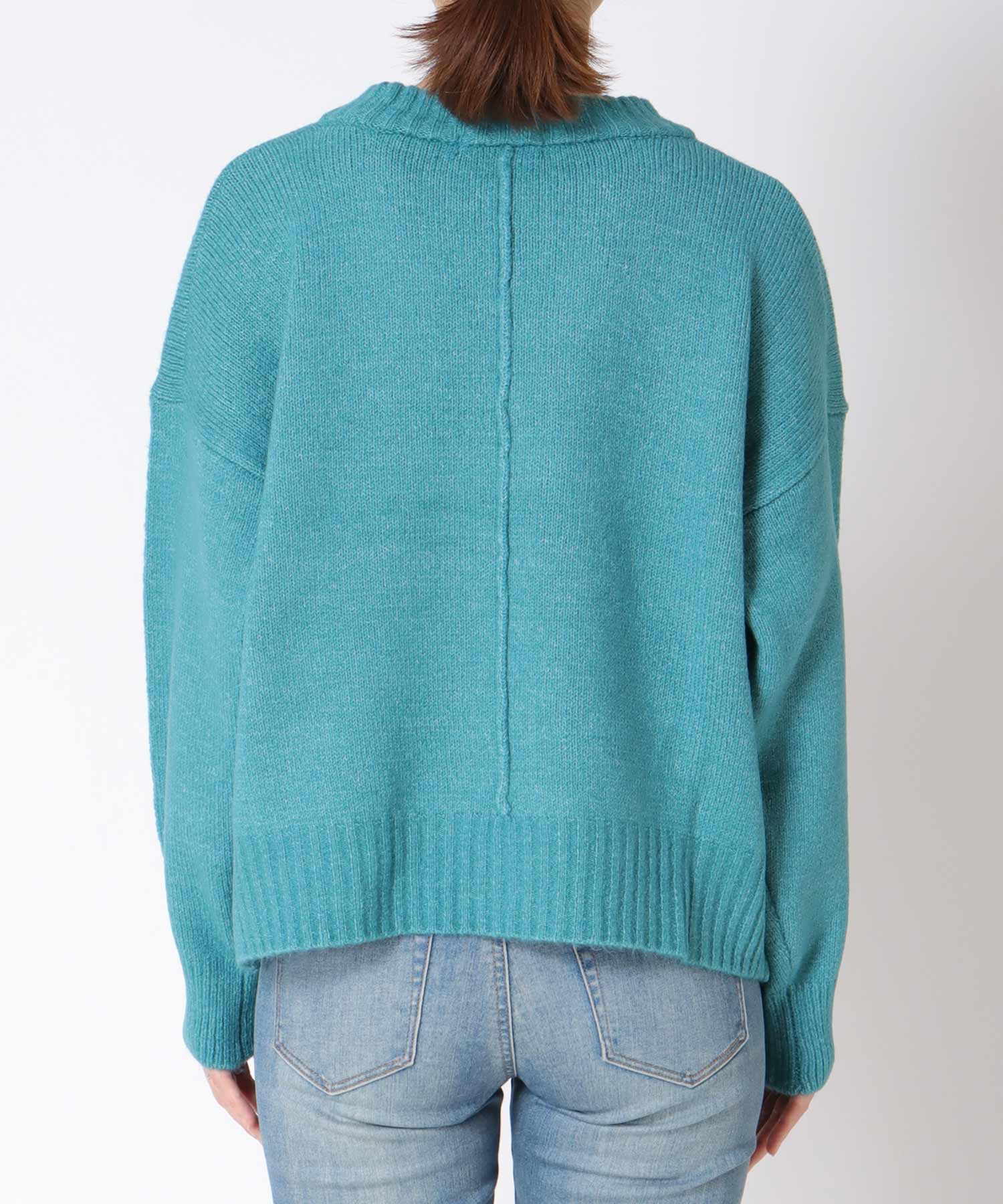 クルーネックショートプルオーバー