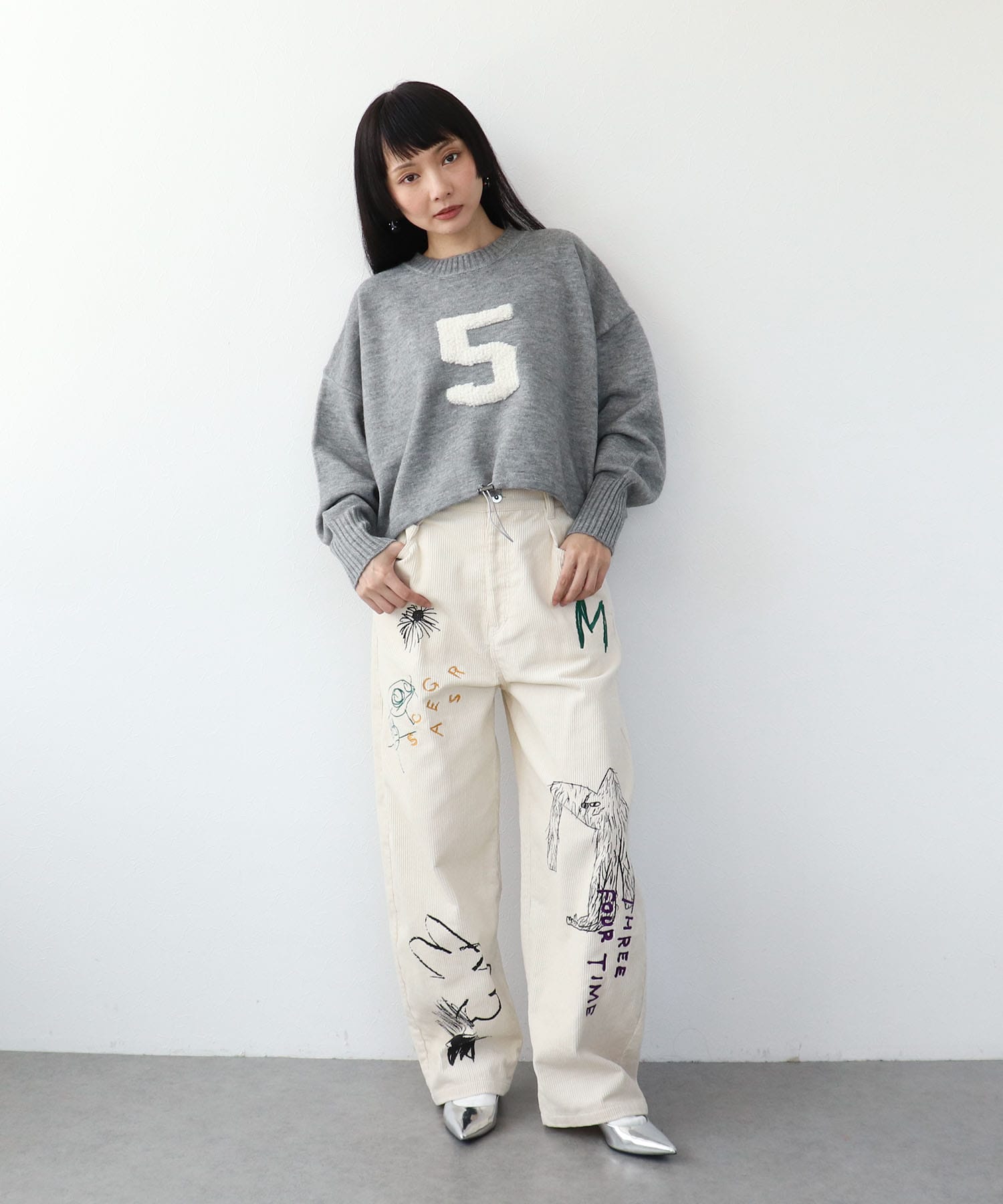 JQナンバーロゴショートプルオーバー