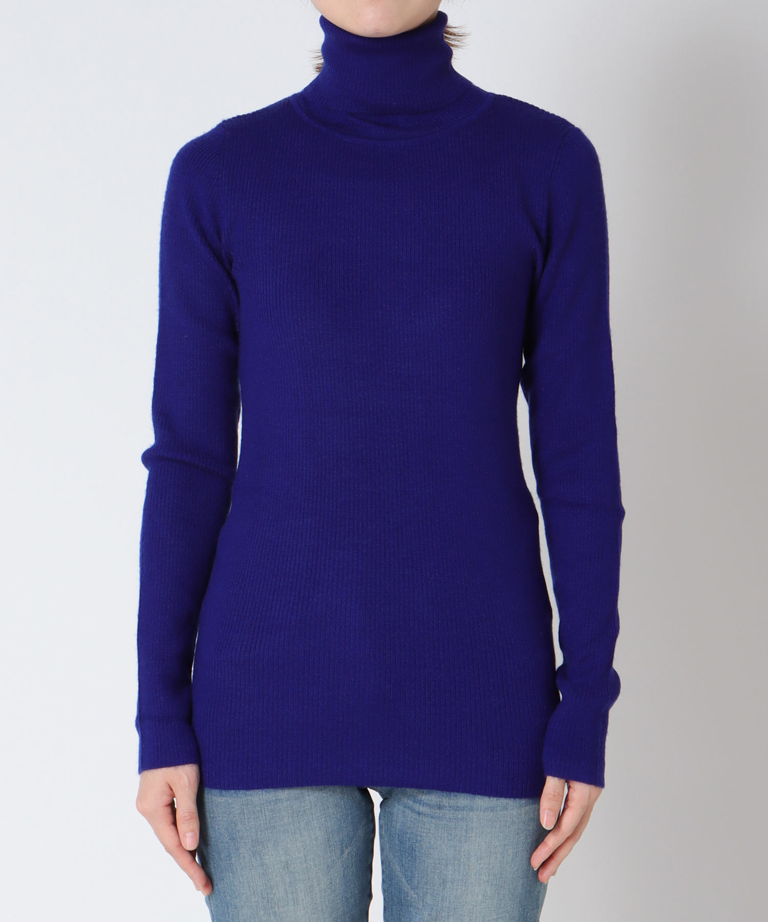 カラーリブタートルネックプルオーバーⅡ