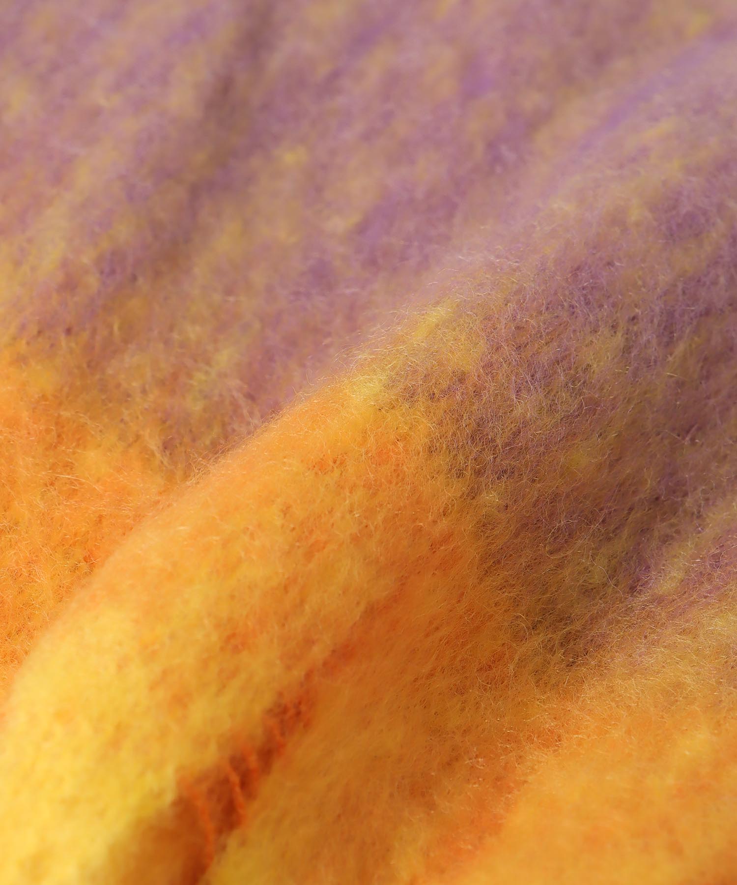 フレーム配色フリンジマフラー