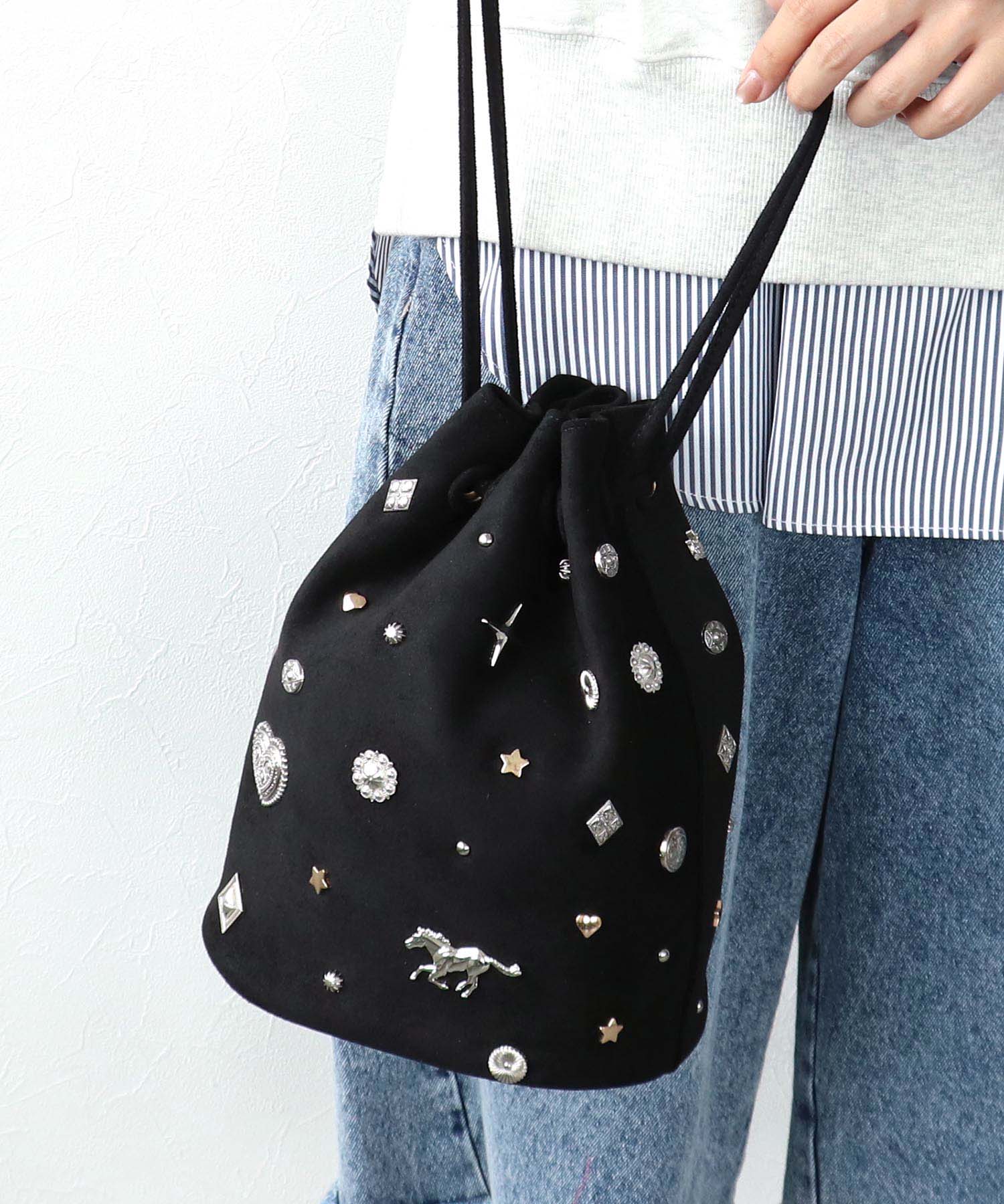 スエードスタッズドロストBAG
