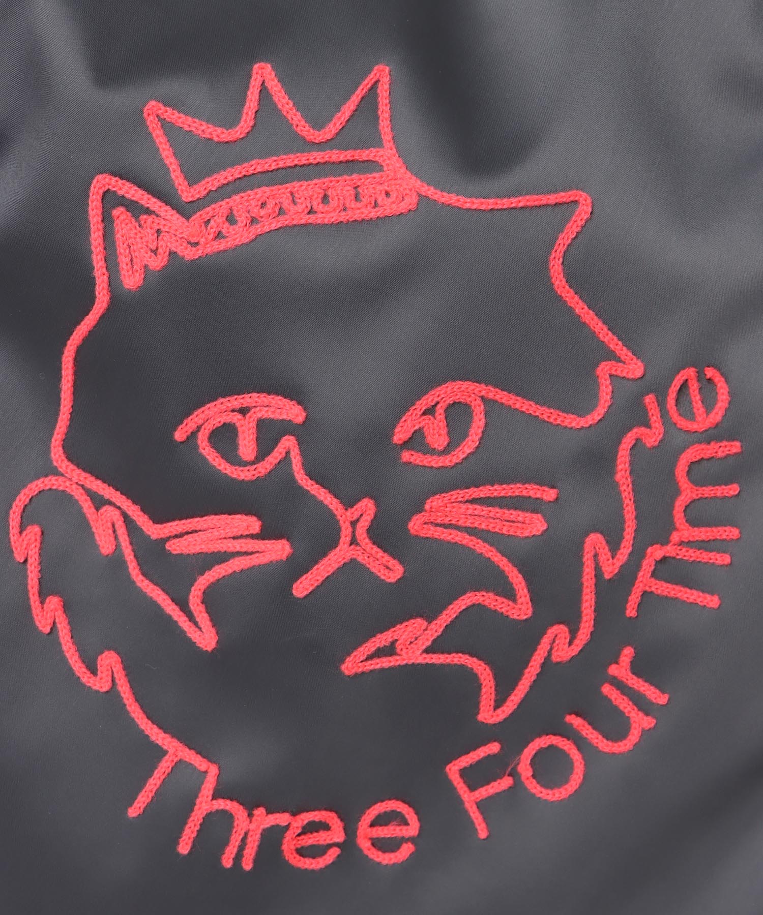 Three Four Time刺繍ナイロントート