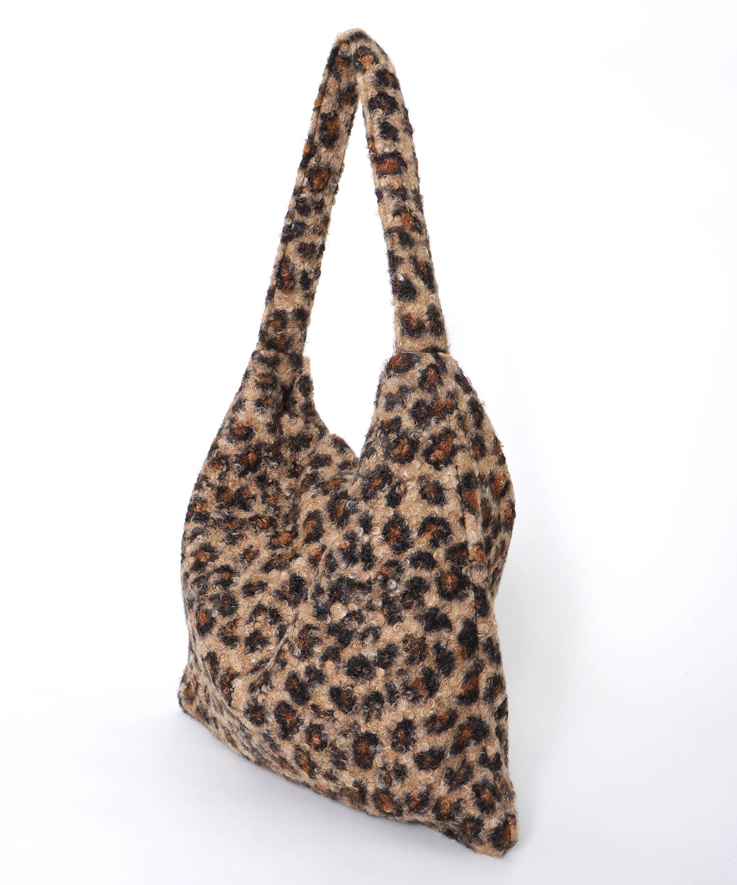 レオパードループツィードワンショルダー