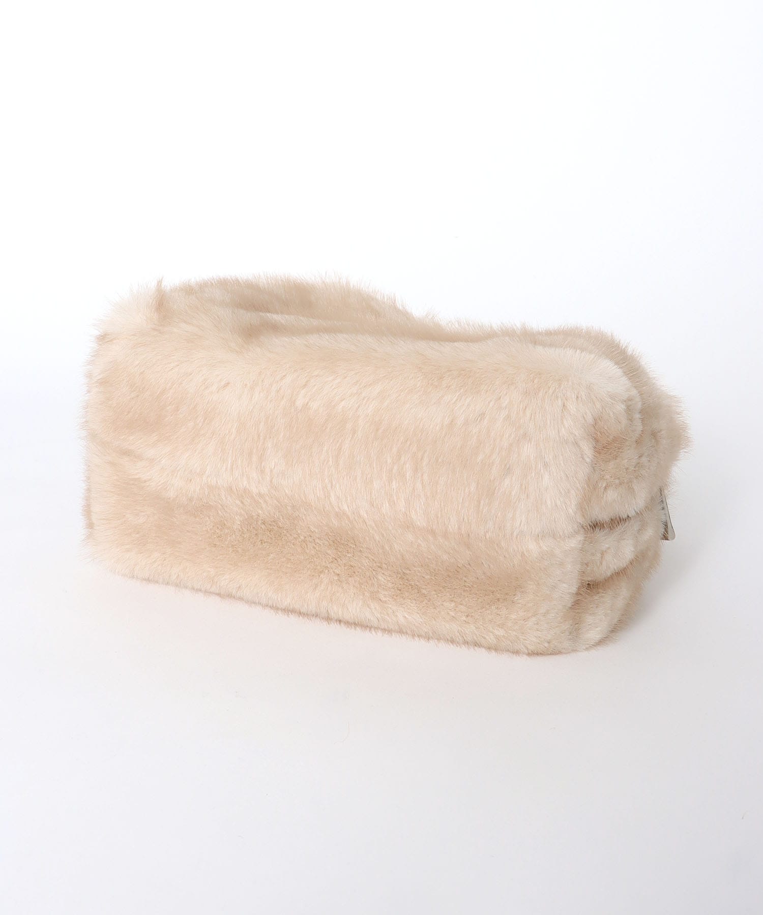 ミンク風エコファー2wayボックストート