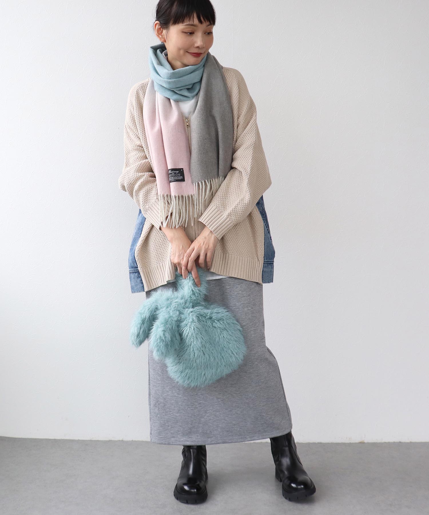 うさ耳シャギーファーBAG