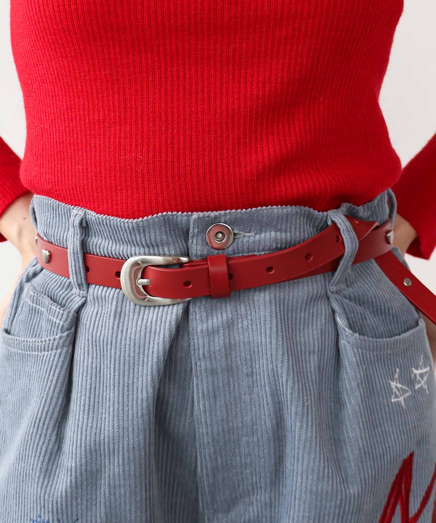 ハートスタッズベルト