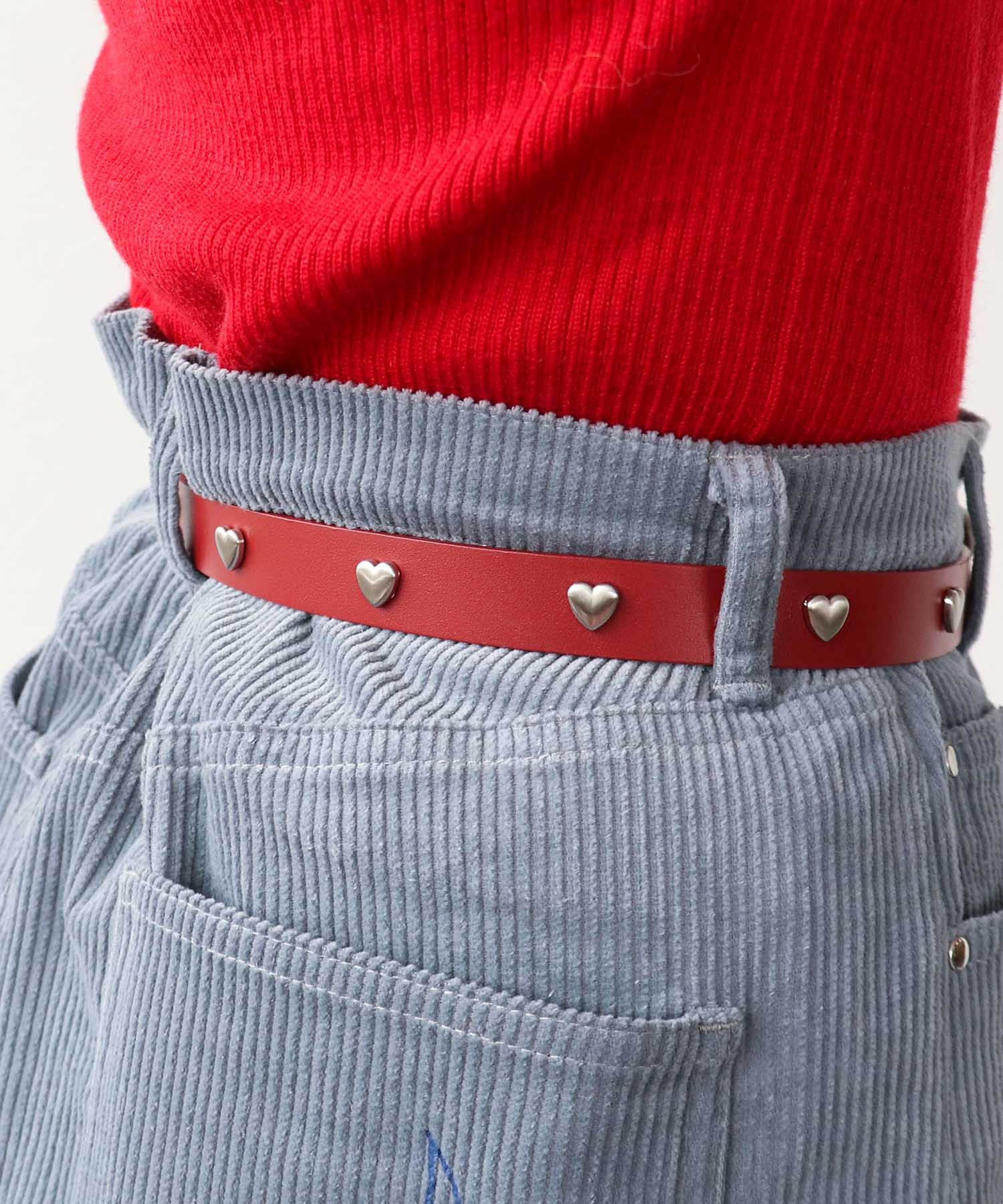 ハートスタッズベルト