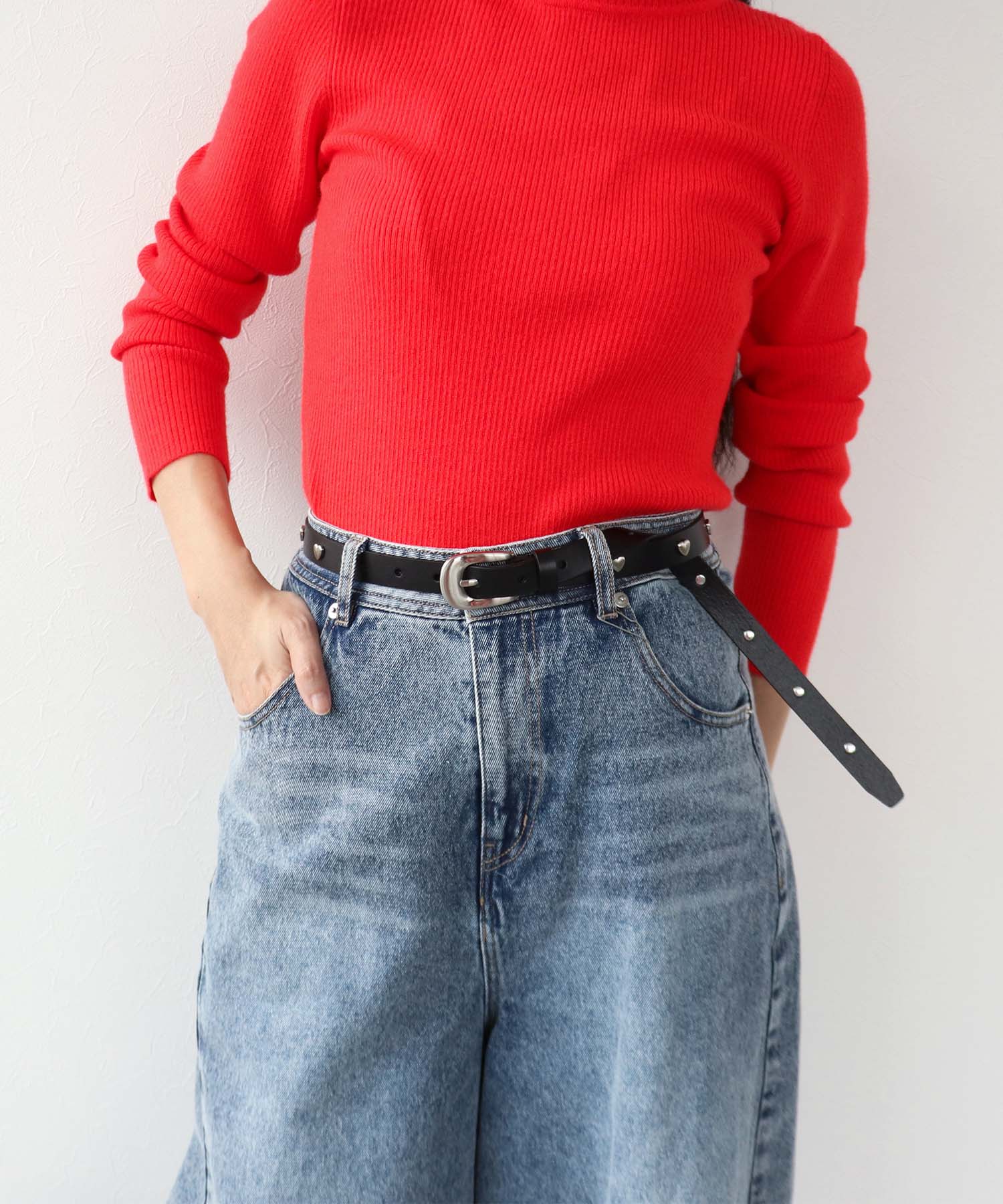 ハートスタッズベルト