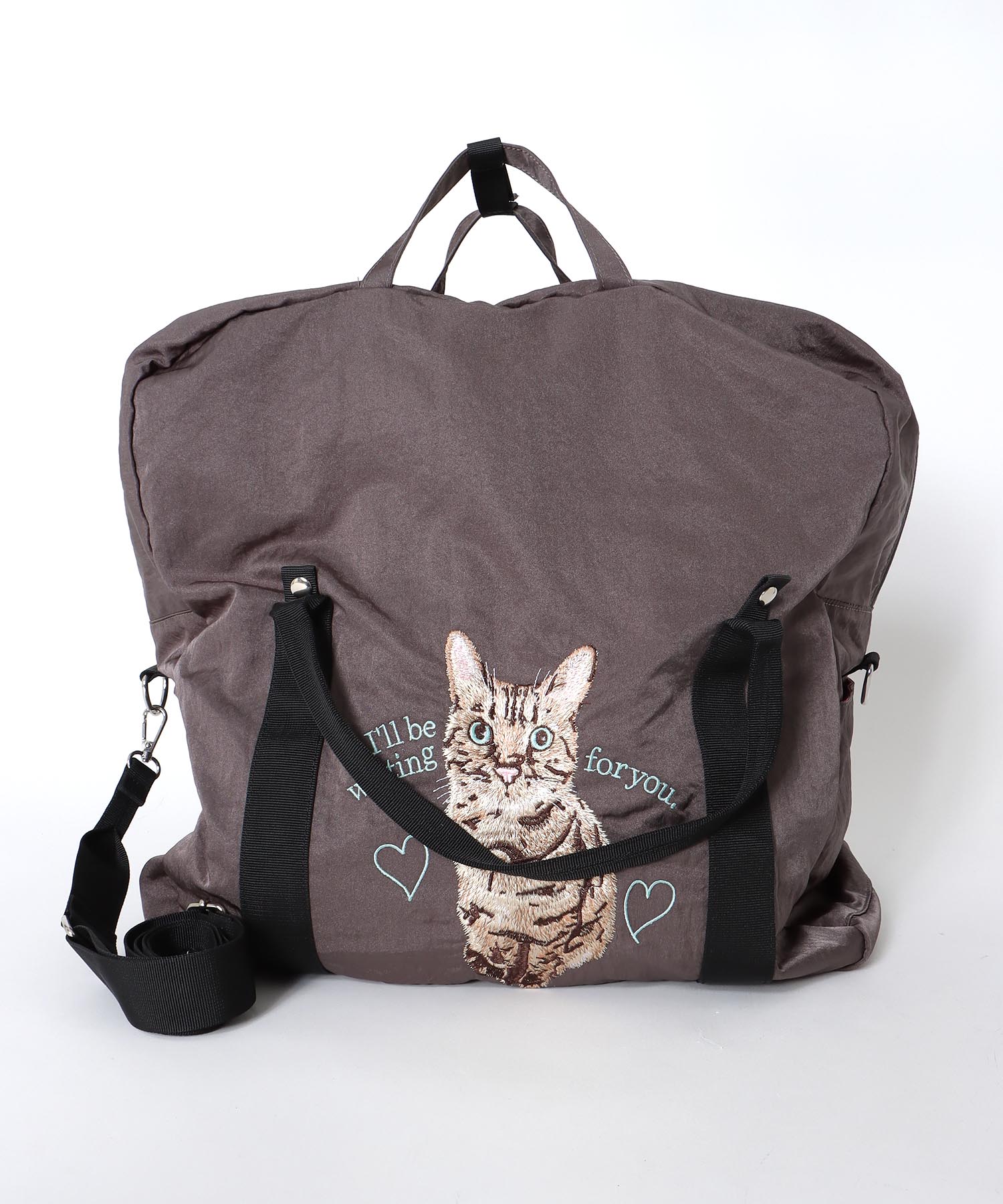 キャリーオン刺繍トラベルボストンBAGⅡ