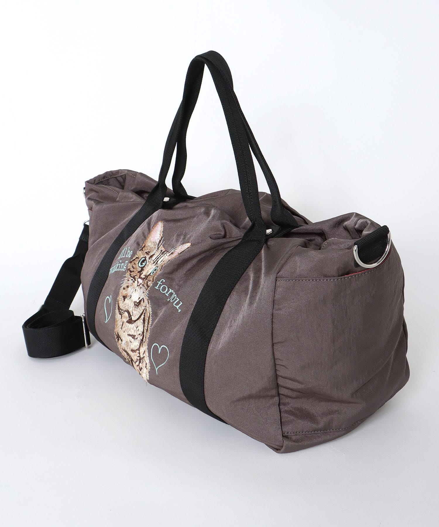 キャリーオン刺繍トラベルボストンBAGⅡ