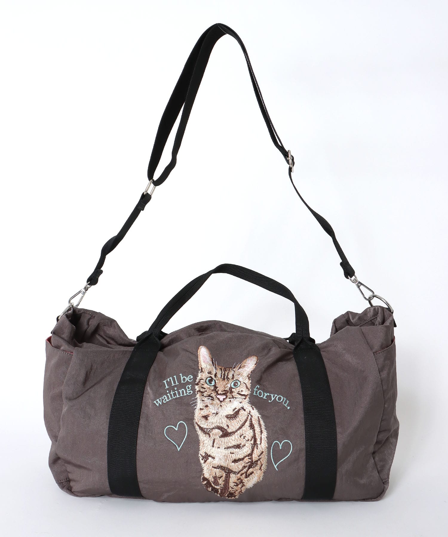 キャリーオン刺繍トラベルボストンBAGⅡ