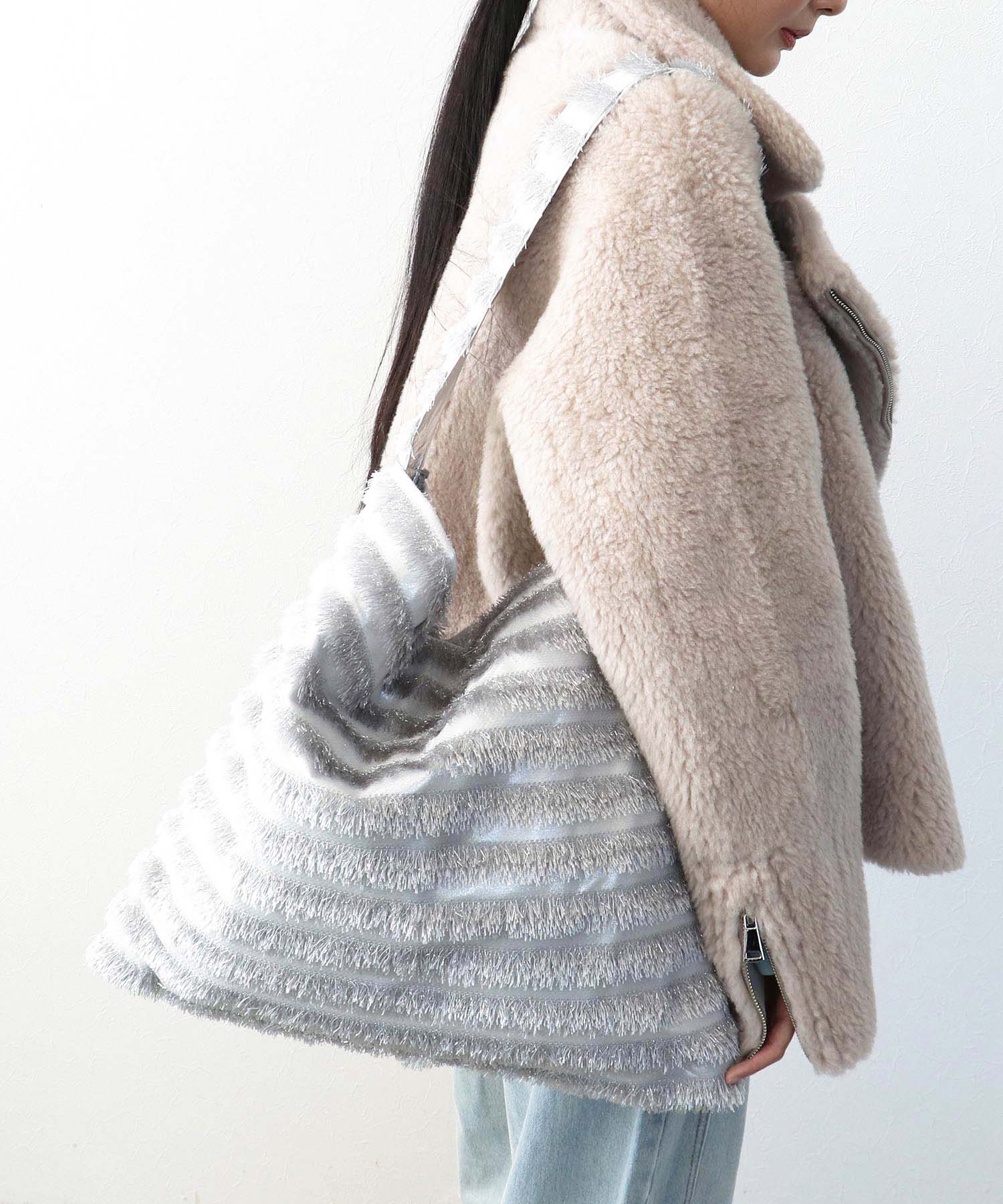 フリンジワンショルダートート