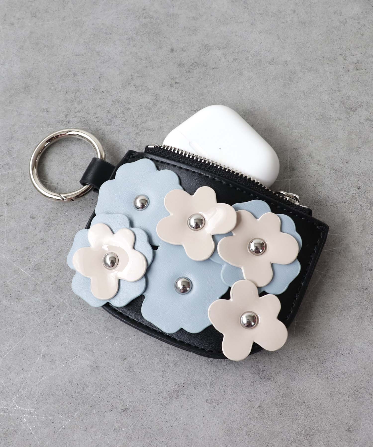 フラワーモチーフコインケース