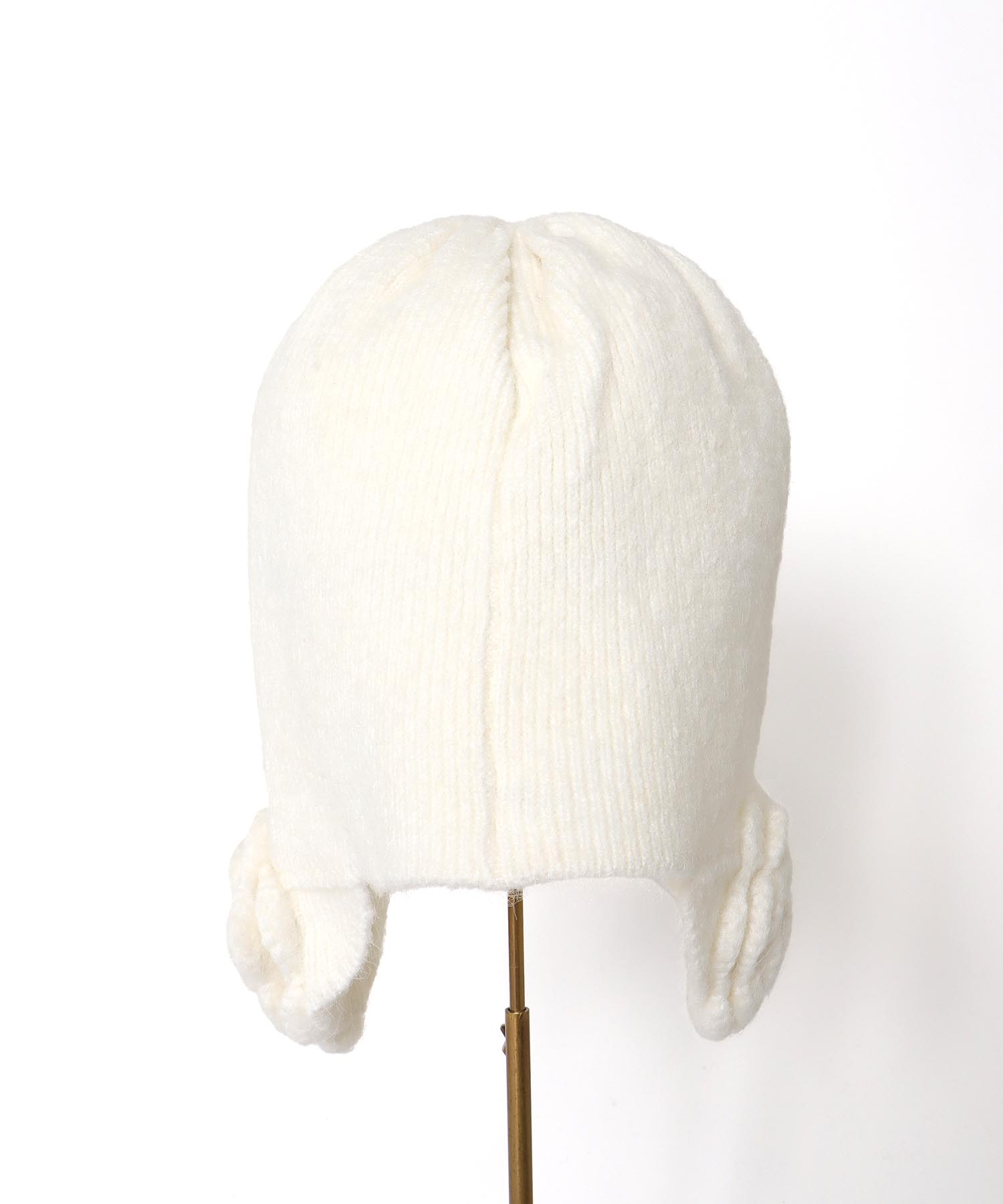 フラワーニット帽