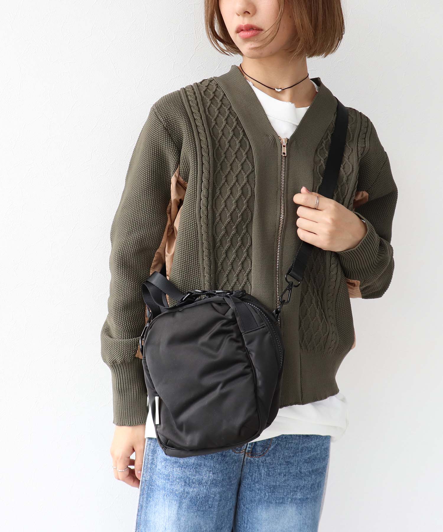 ナイロンboxy bag