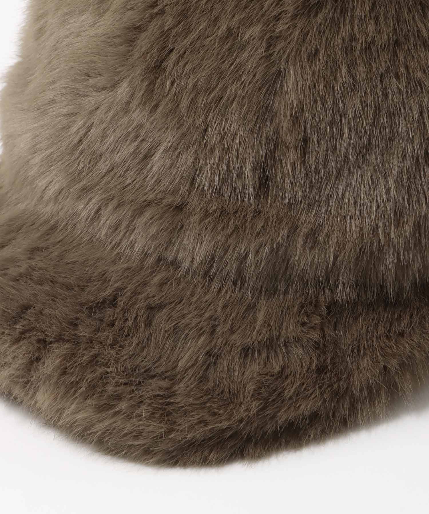 PANDAフェイクファ―CAP