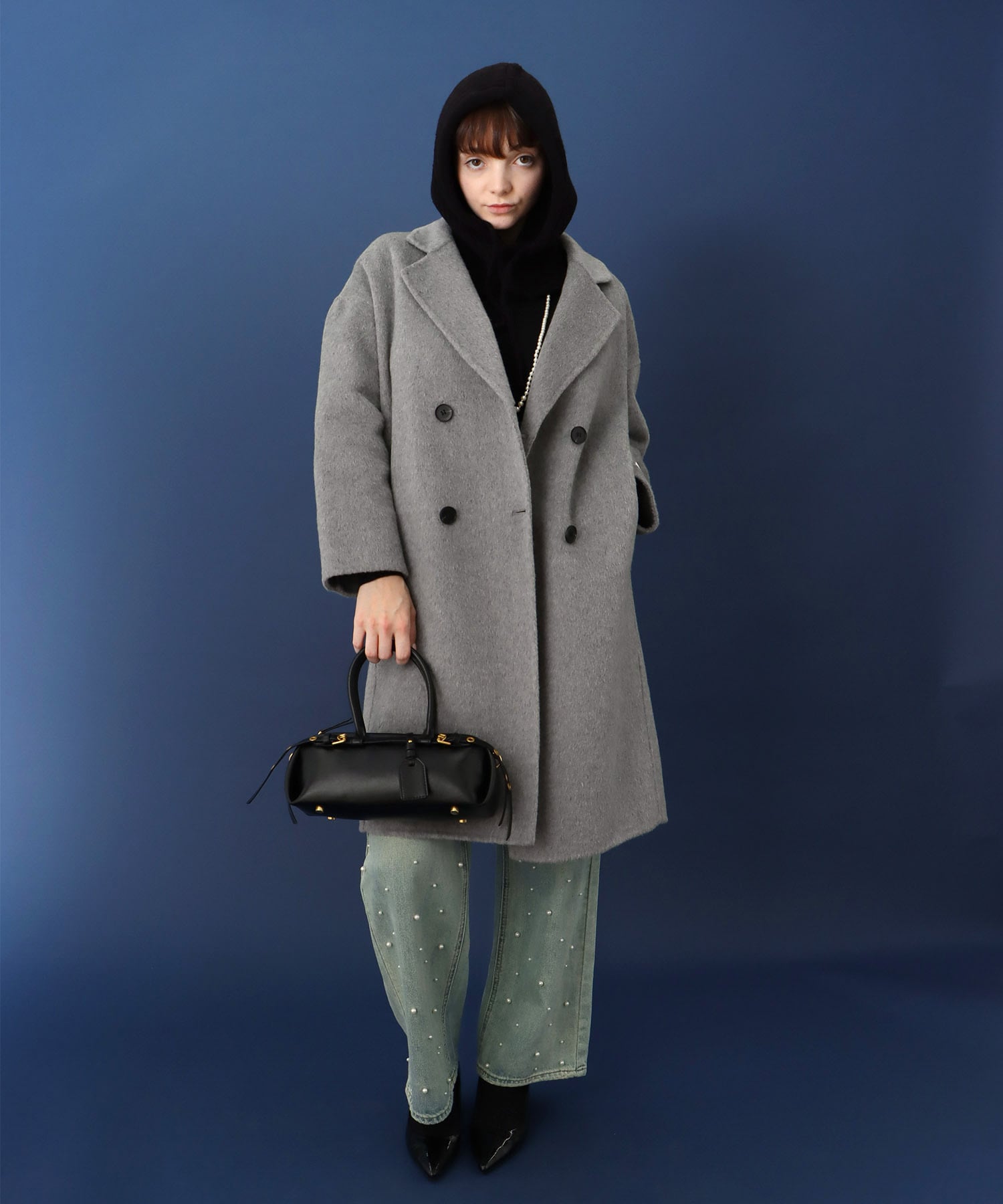 プレーンニットバラクラバ