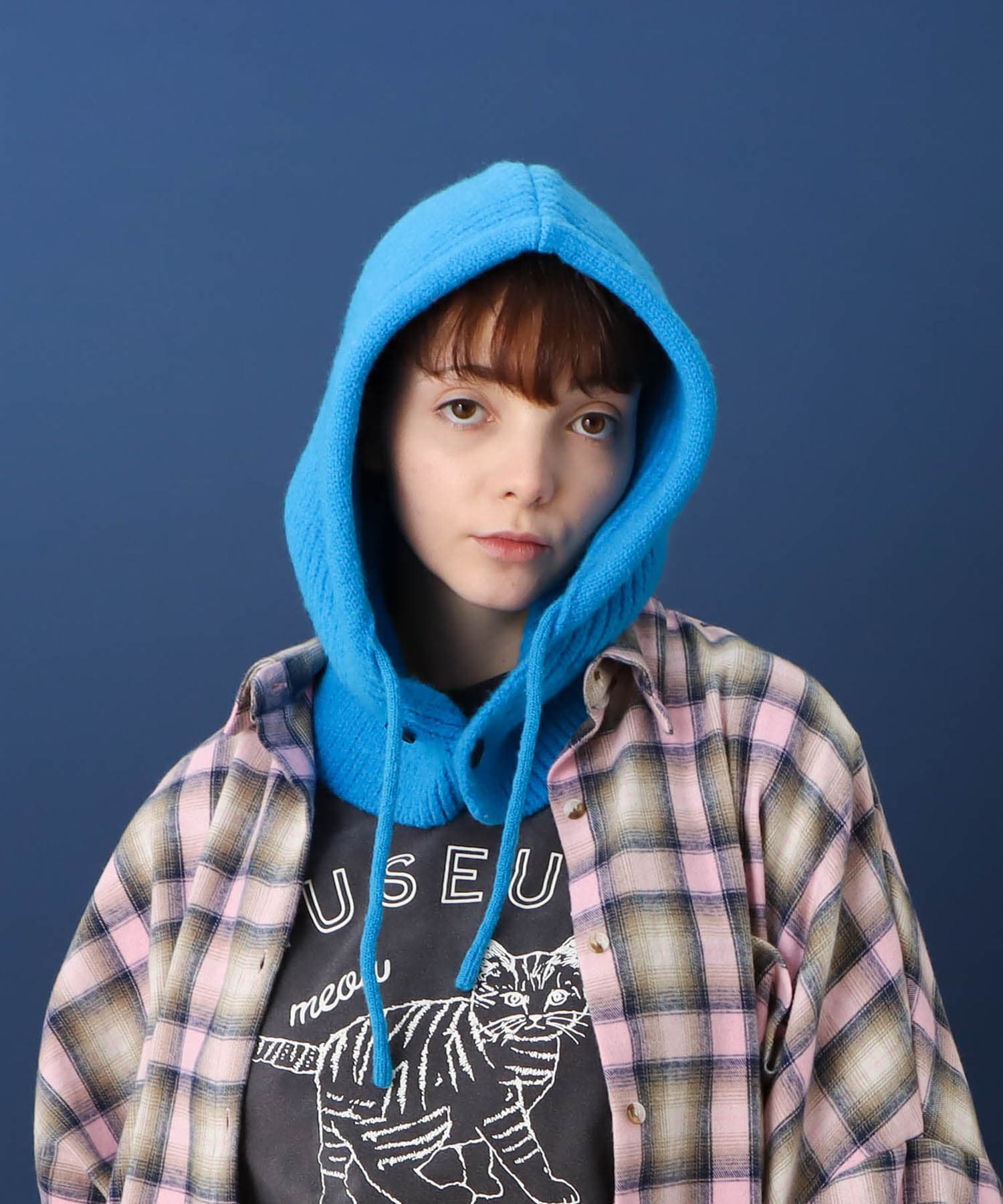 プレーンニットバラクラバ