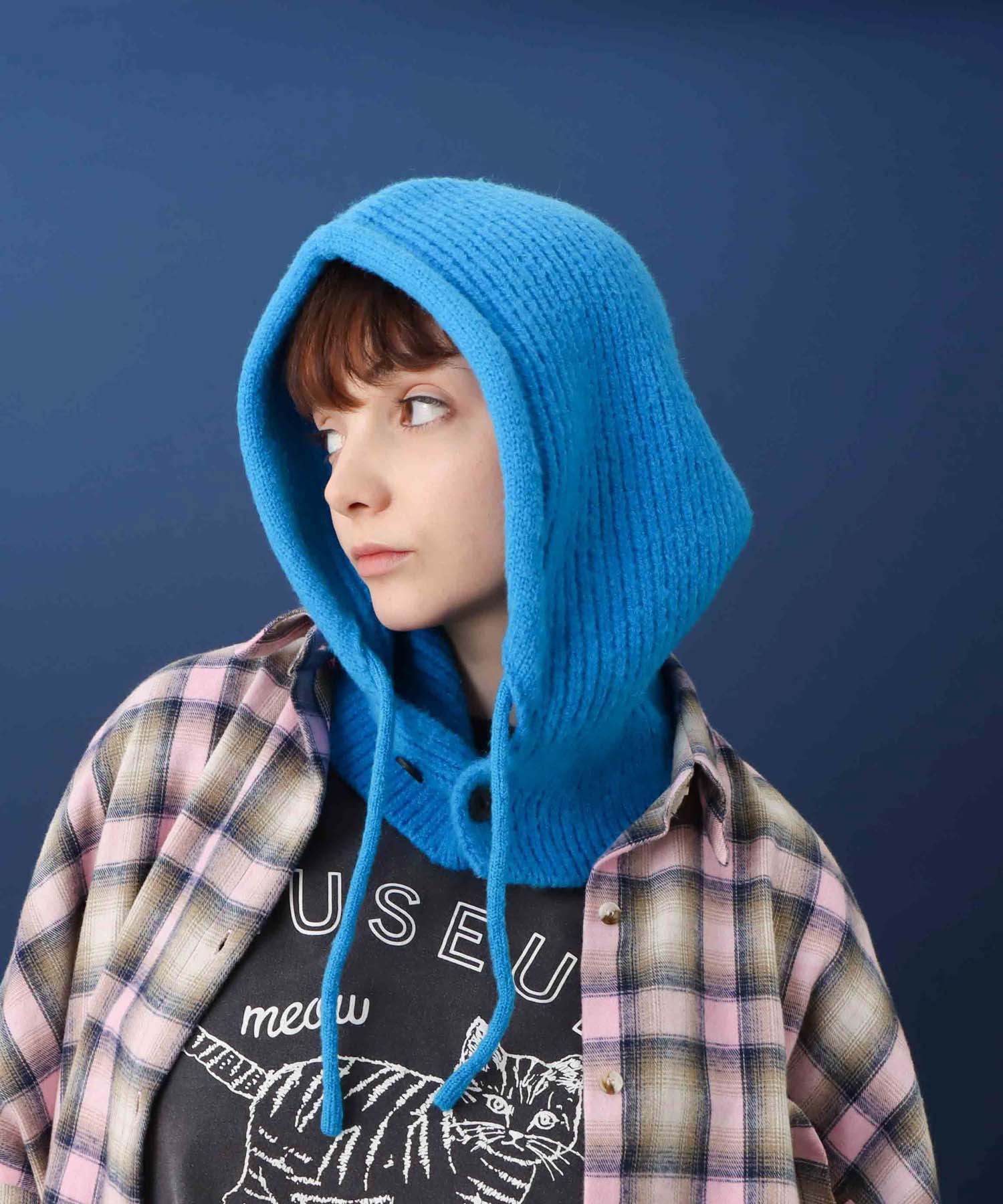 プレーンニットバラクラバ