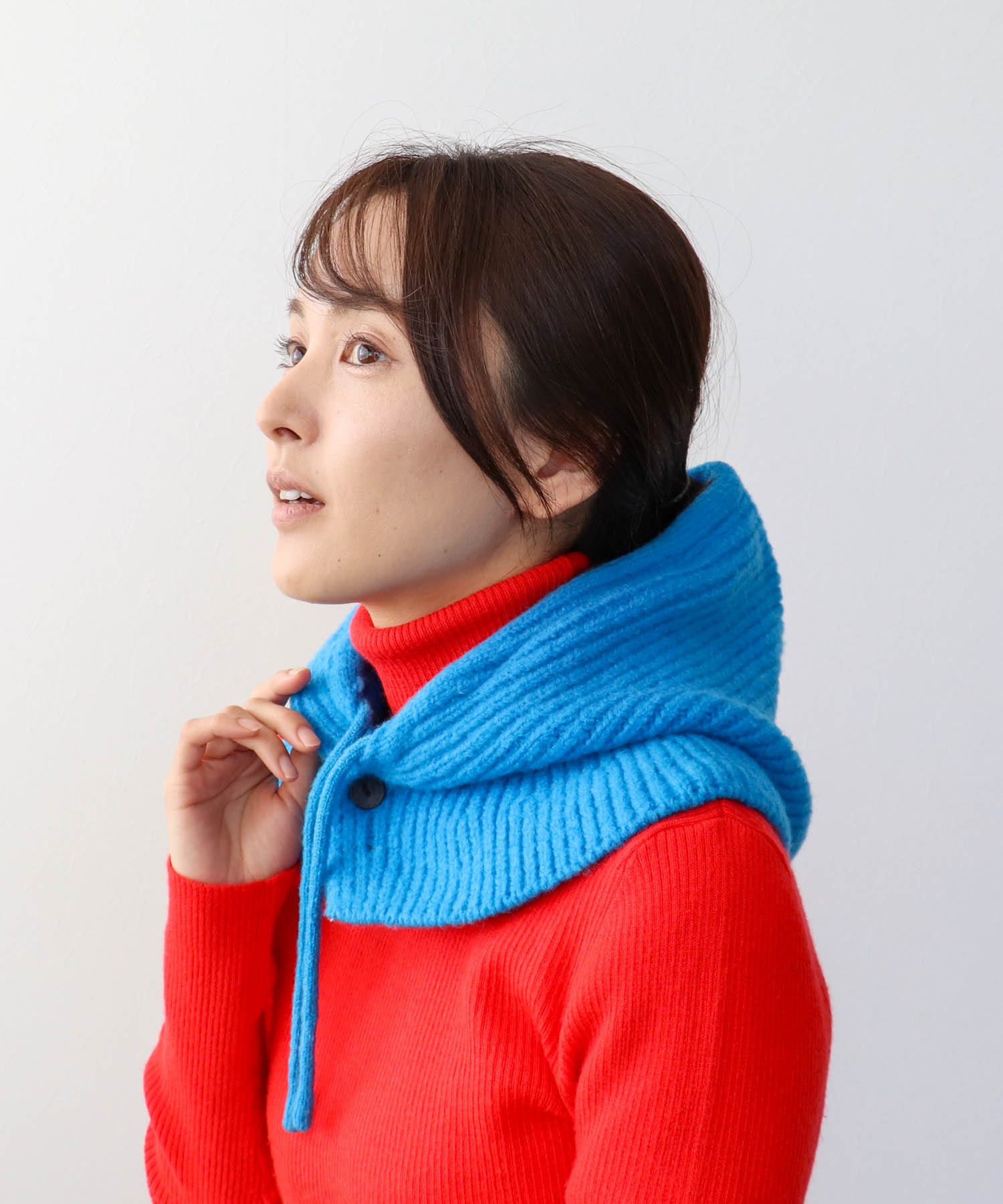 プレーンニットバラクラバ