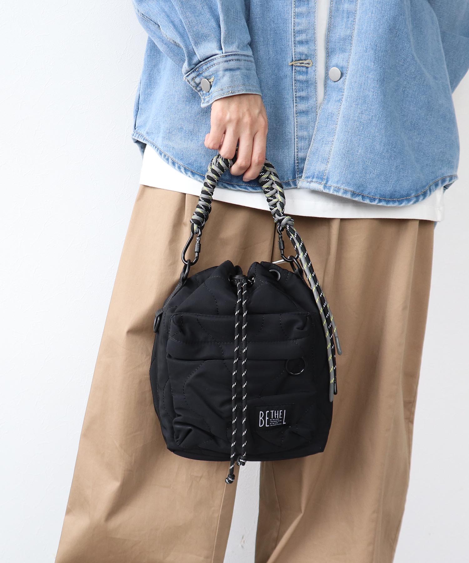 【BETHEL/ベーセル】3WAYS DRAWSTRING BAG