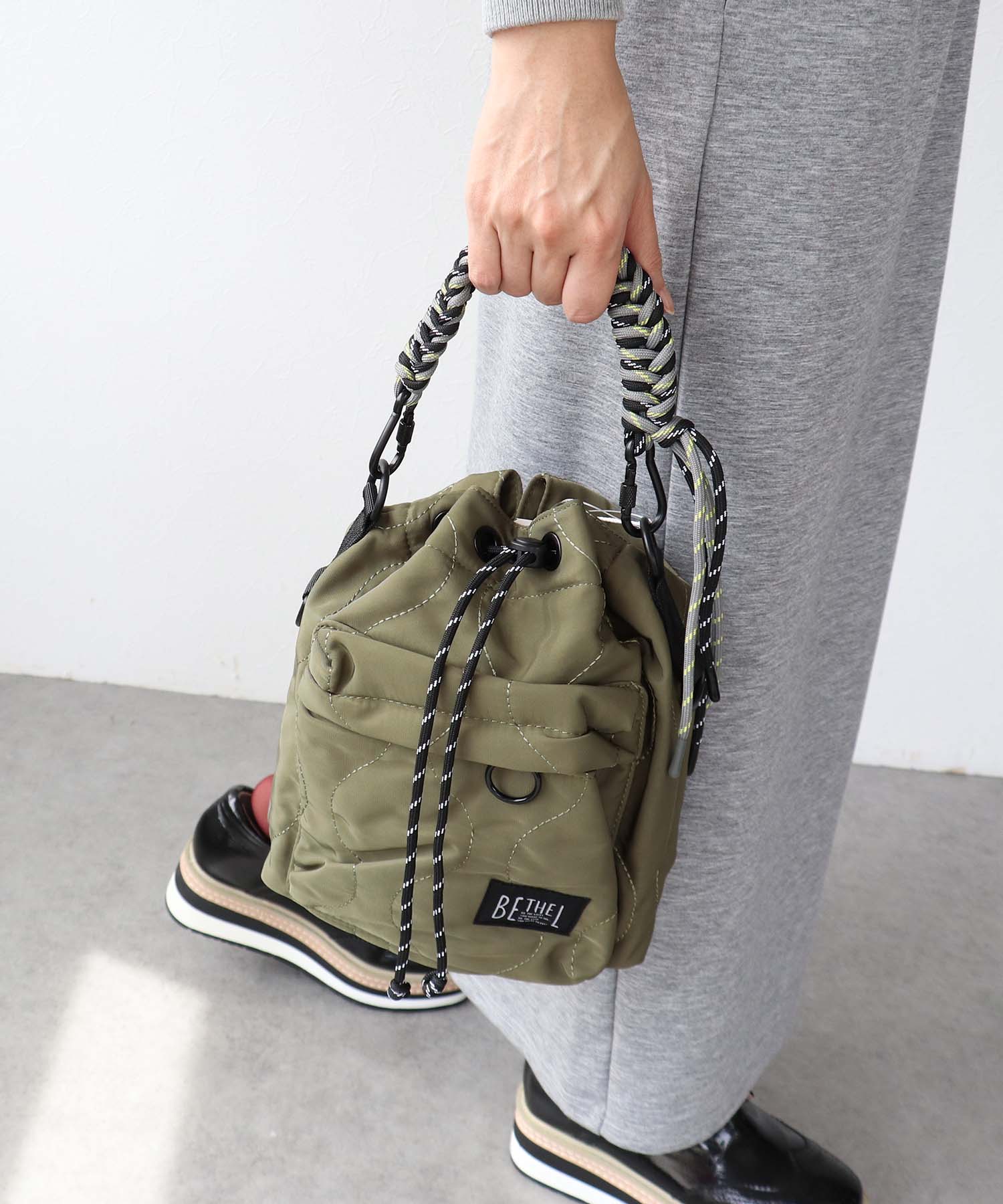 【BETHEL/ベーセル】3WAYS DRAWSTRING BAG