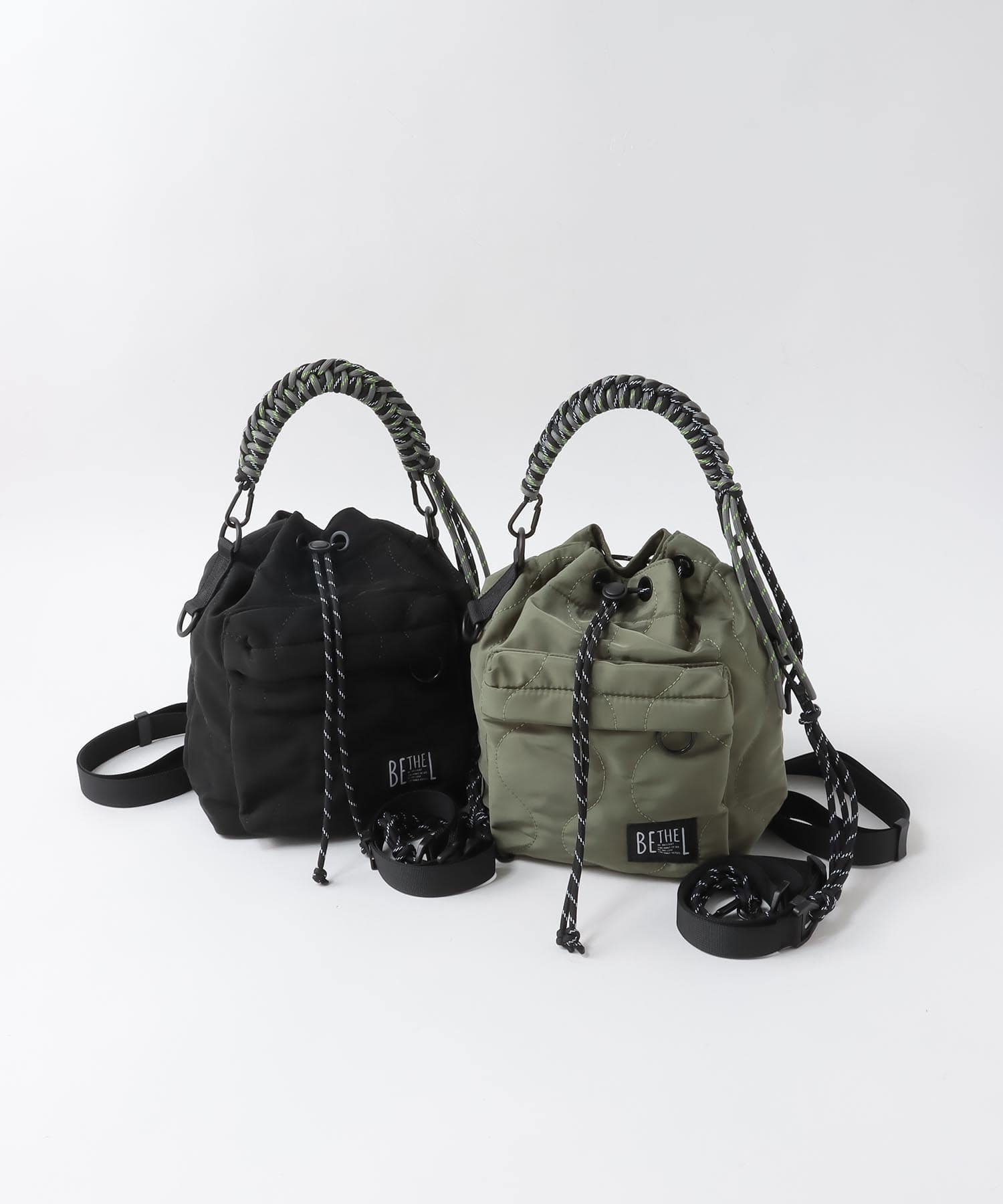 【BETHEL/ベーセル】3WAYS DRAWSTRING BAG