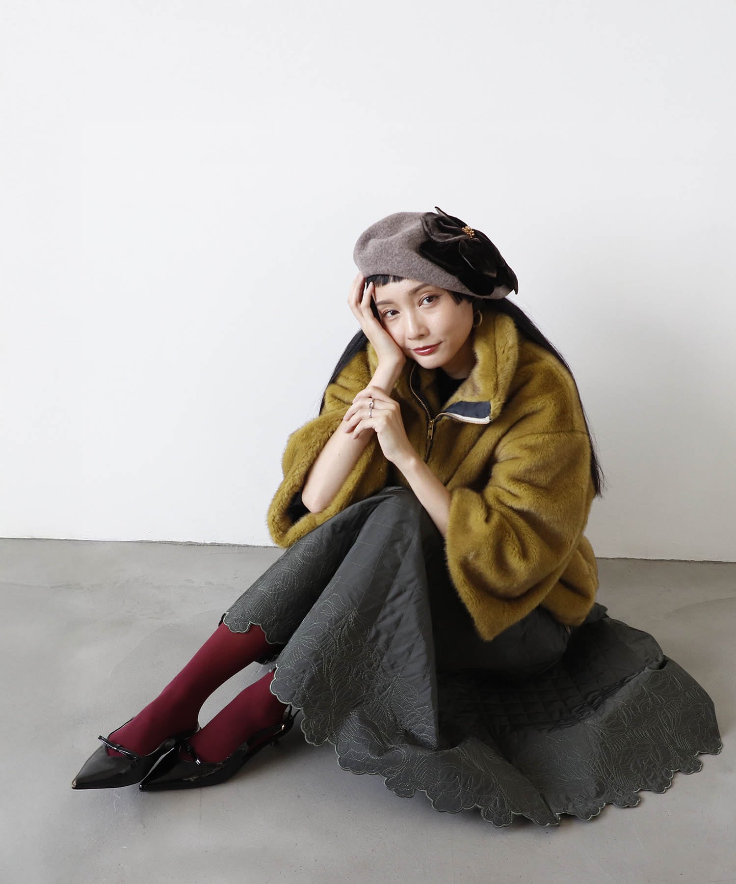 ＜一部店舗・WEB限定＞花びらベレー