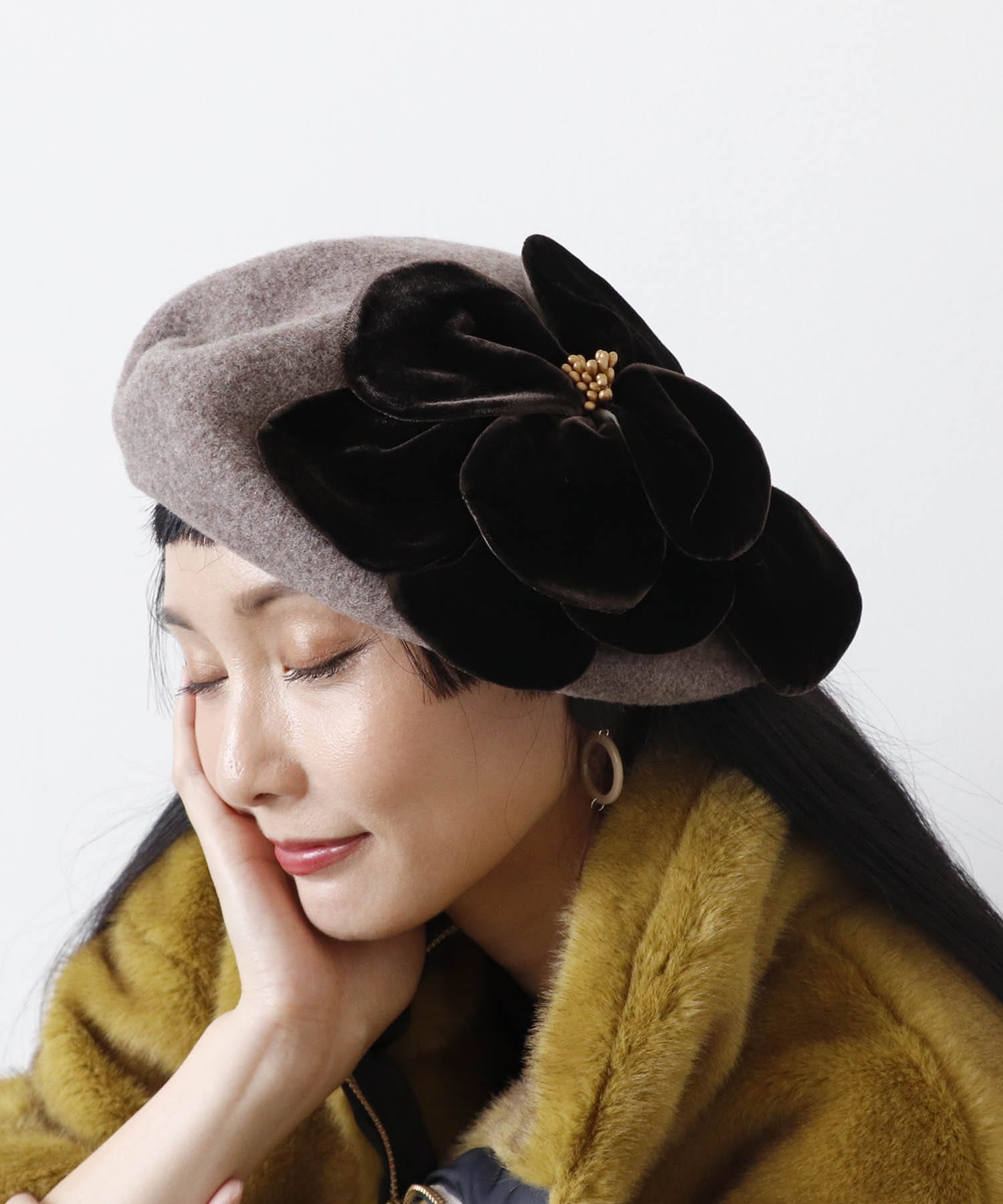 ＜一部店舗・WEB限定＞花びらベレー