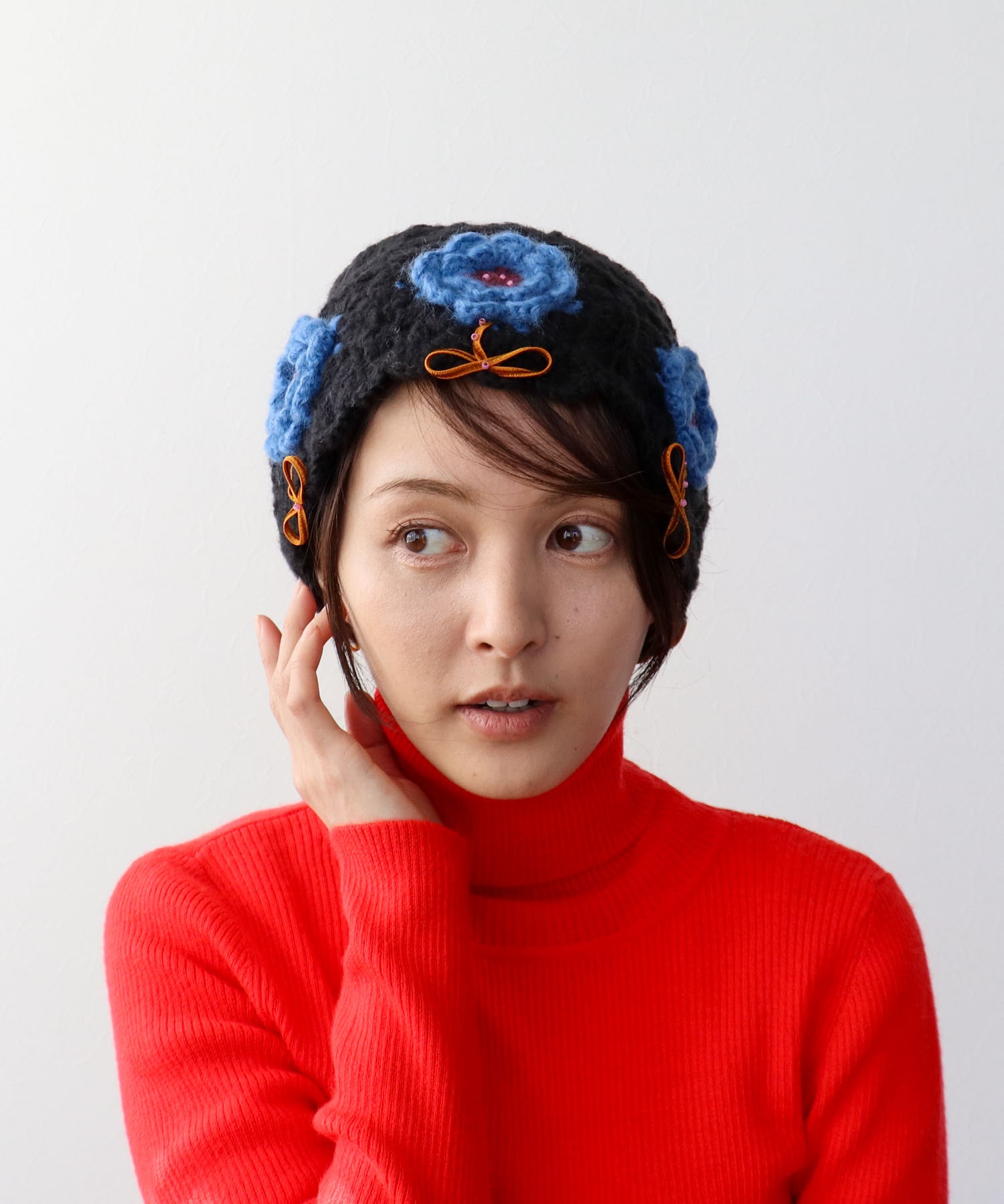 《WEB先行発売》ハナハナニットキャップ