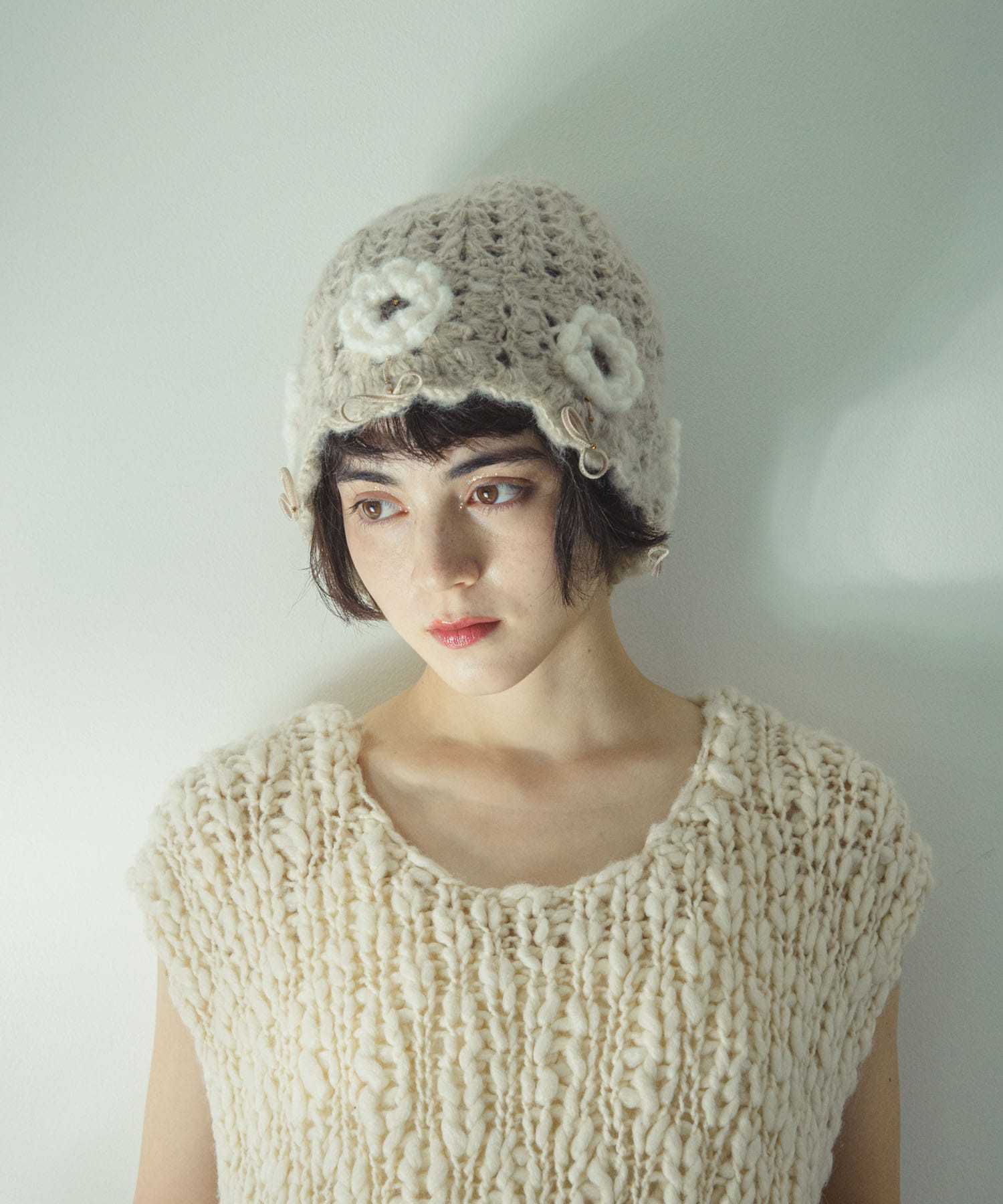 《WEB先行発売》ハナハナニットキャップ