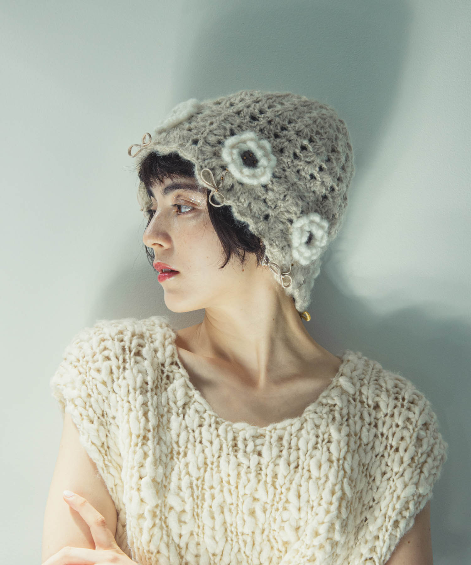 《WEB先行発売》ハナハナニットキャップ