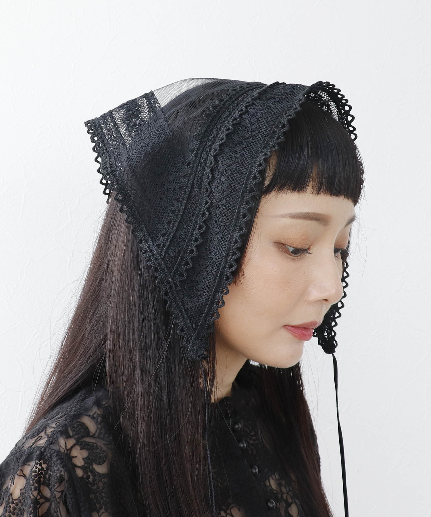 ＜一部店舗・WEB限定＞レース三角巾カチューシャ