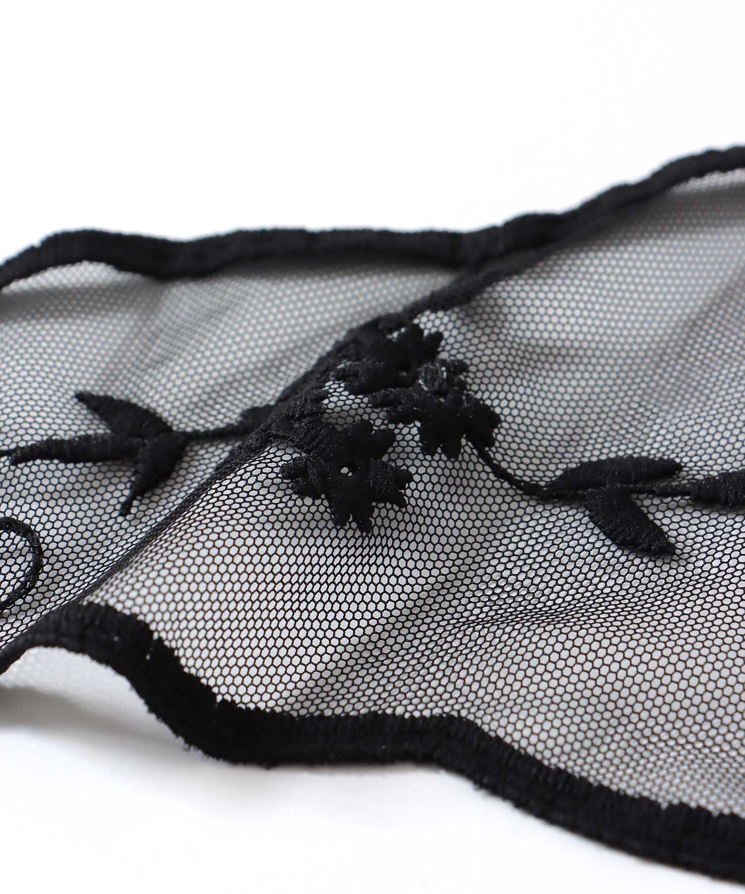 刺繍チュールバブーシュカ