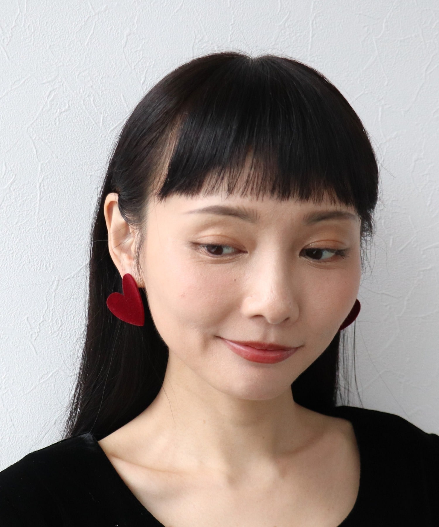フロッキーハートピアス