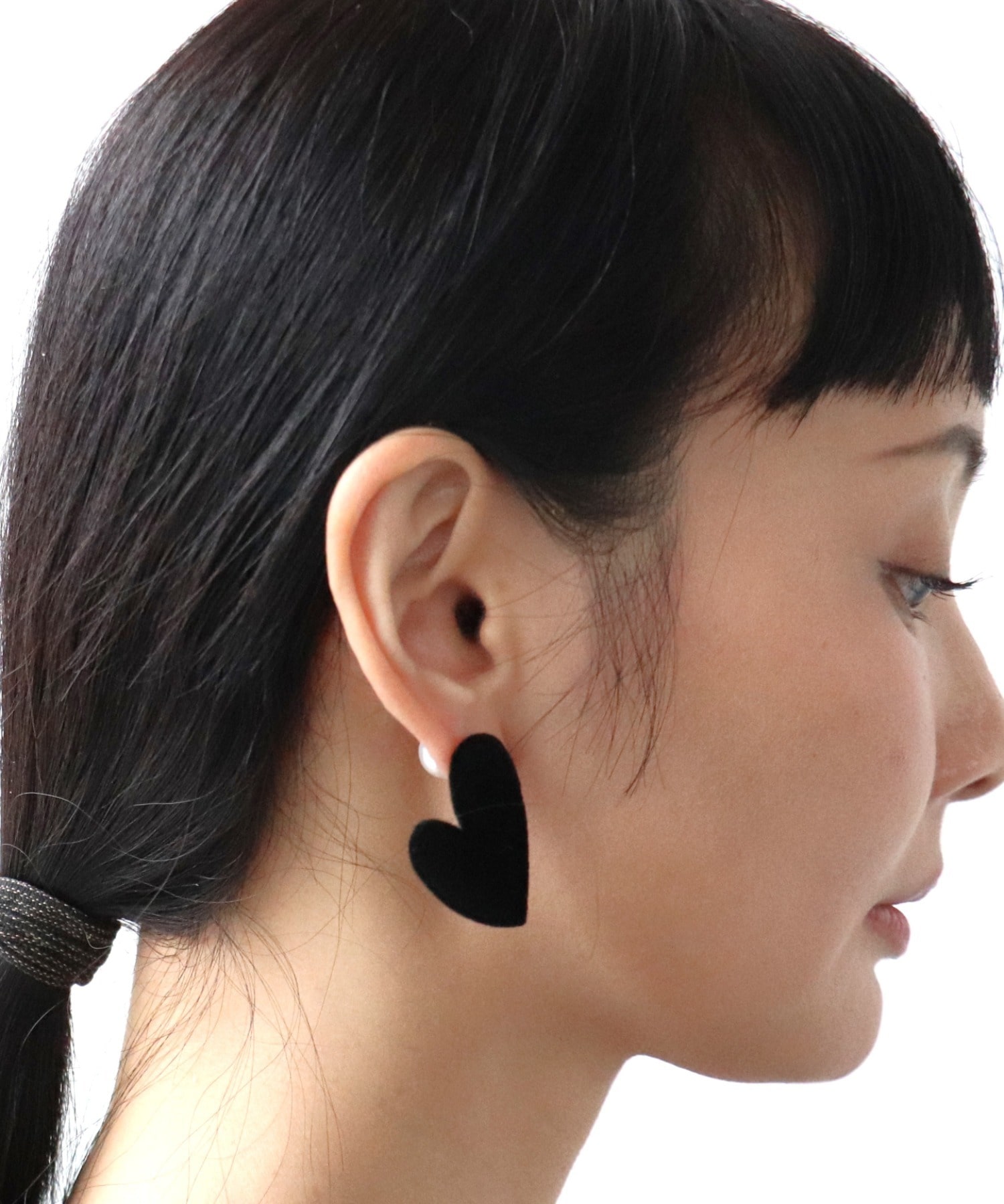 フロッキーハートピアス