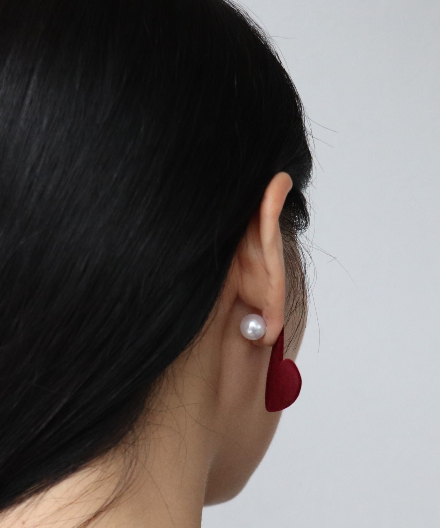フロッキーハートピアス