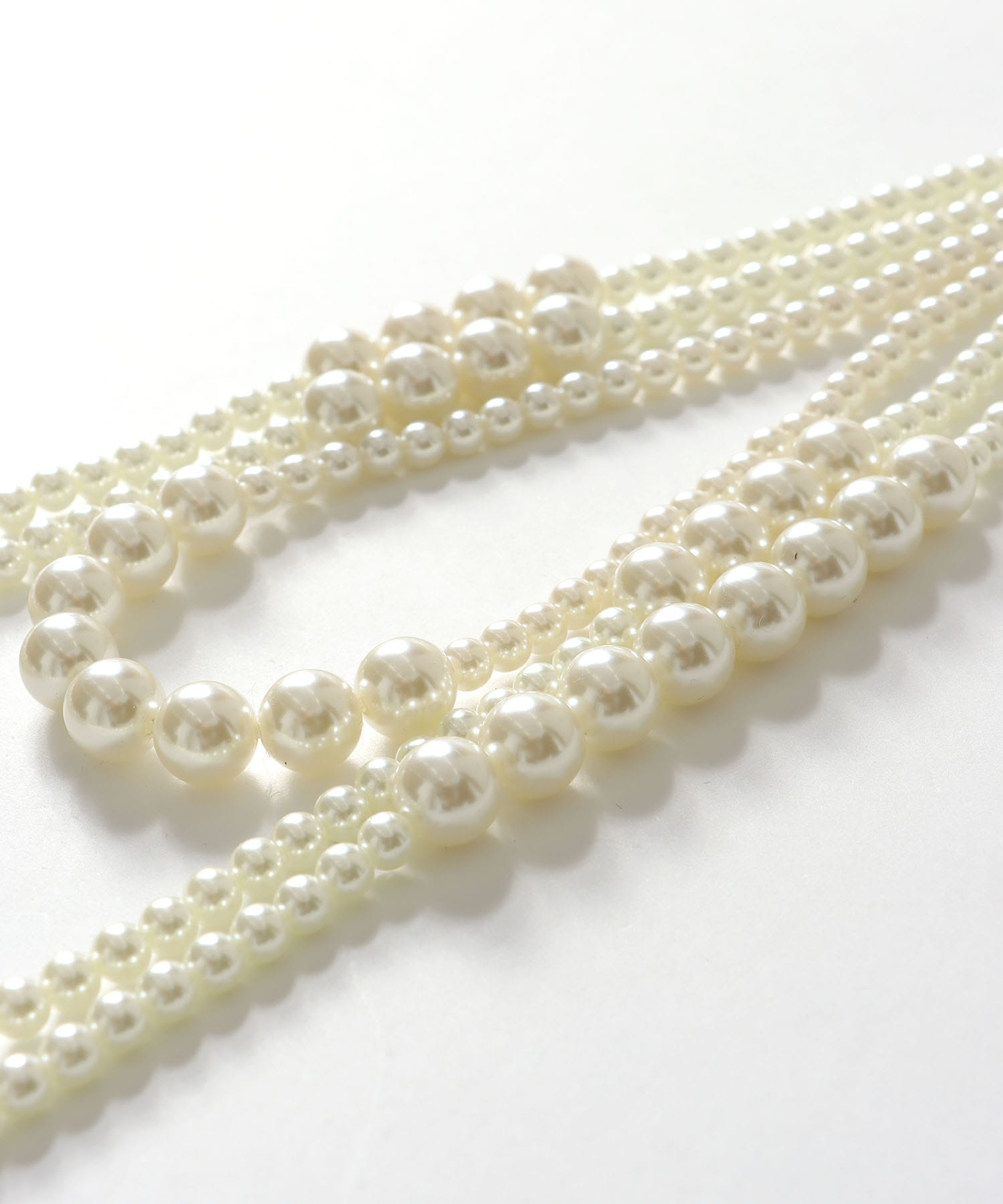 MIXパール3連ネックレス