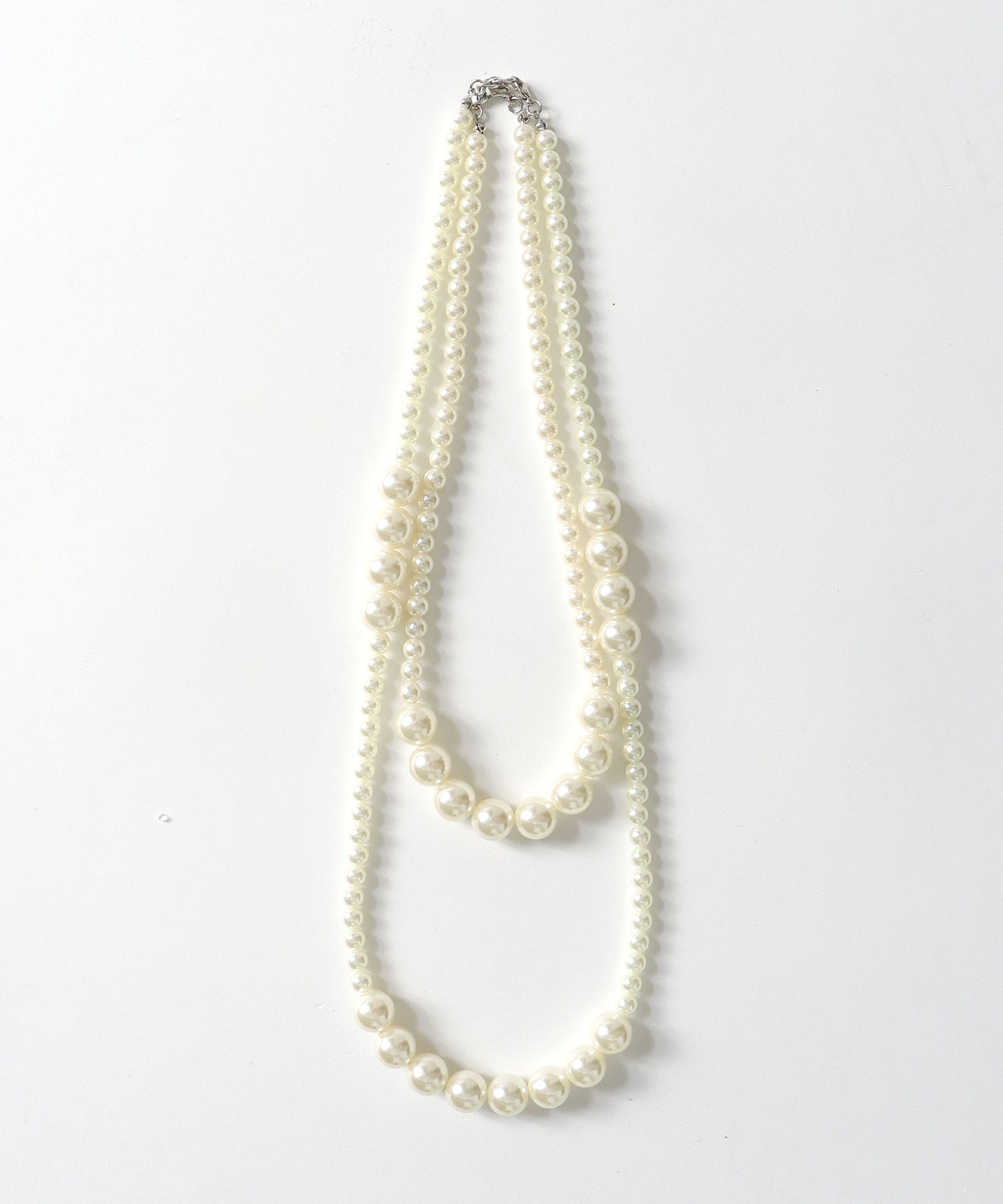 MIXパール3連ネックレス