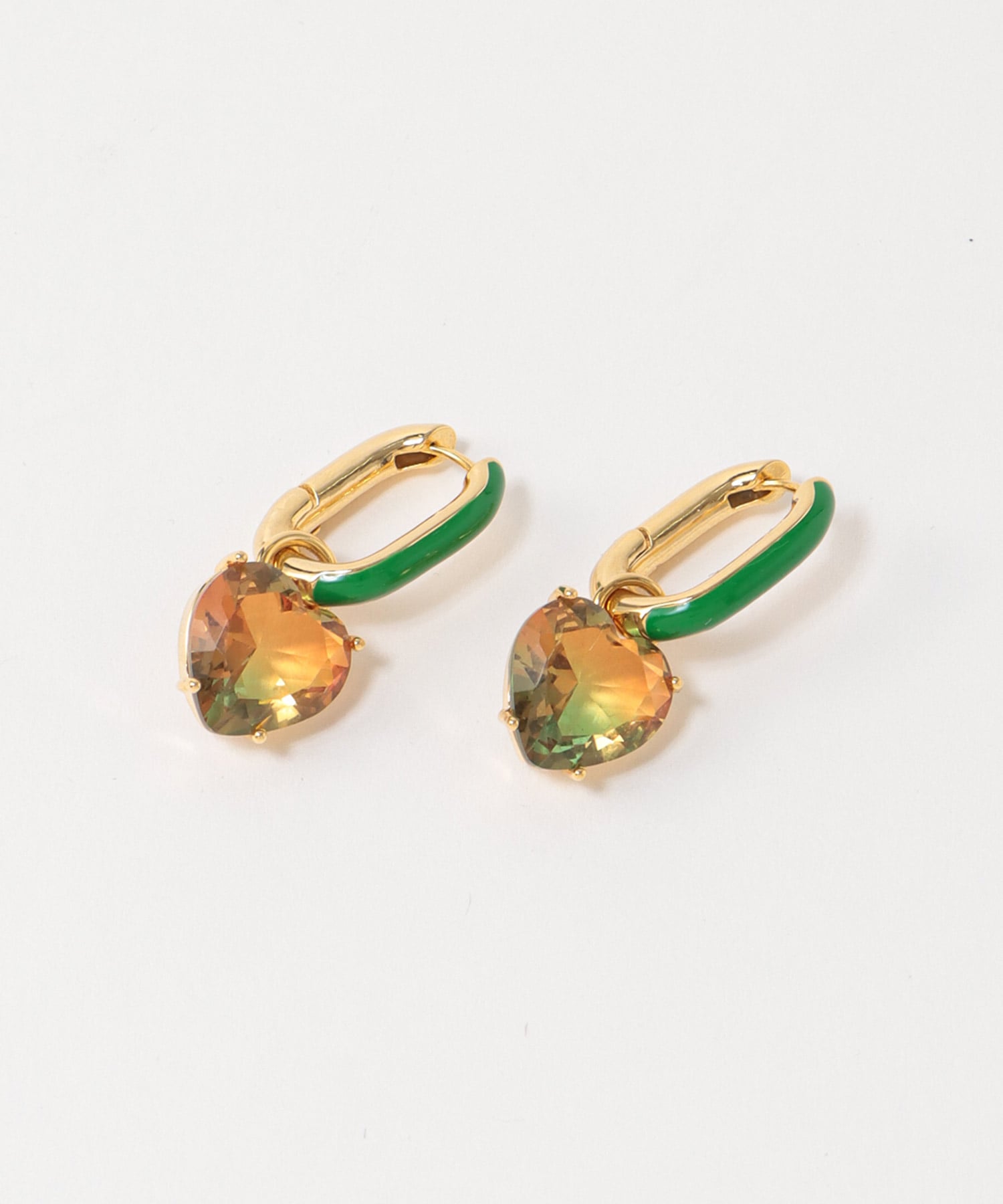 2WAYハートビジュ×エポワンタッチピアス