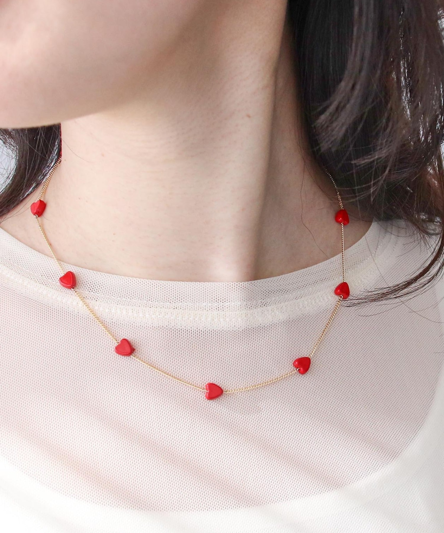 ハートステーションネックレス