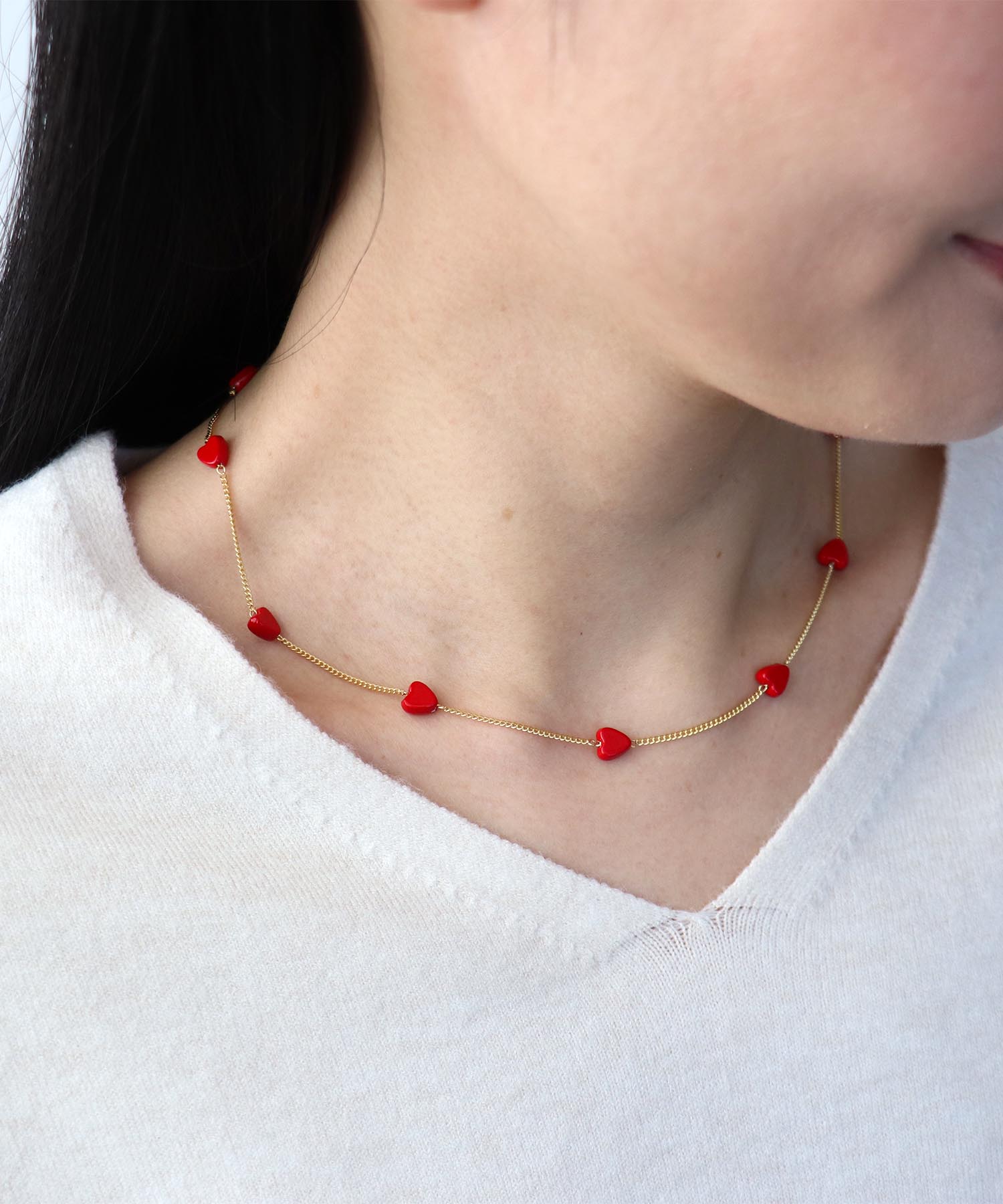 ハートステーションネックレス